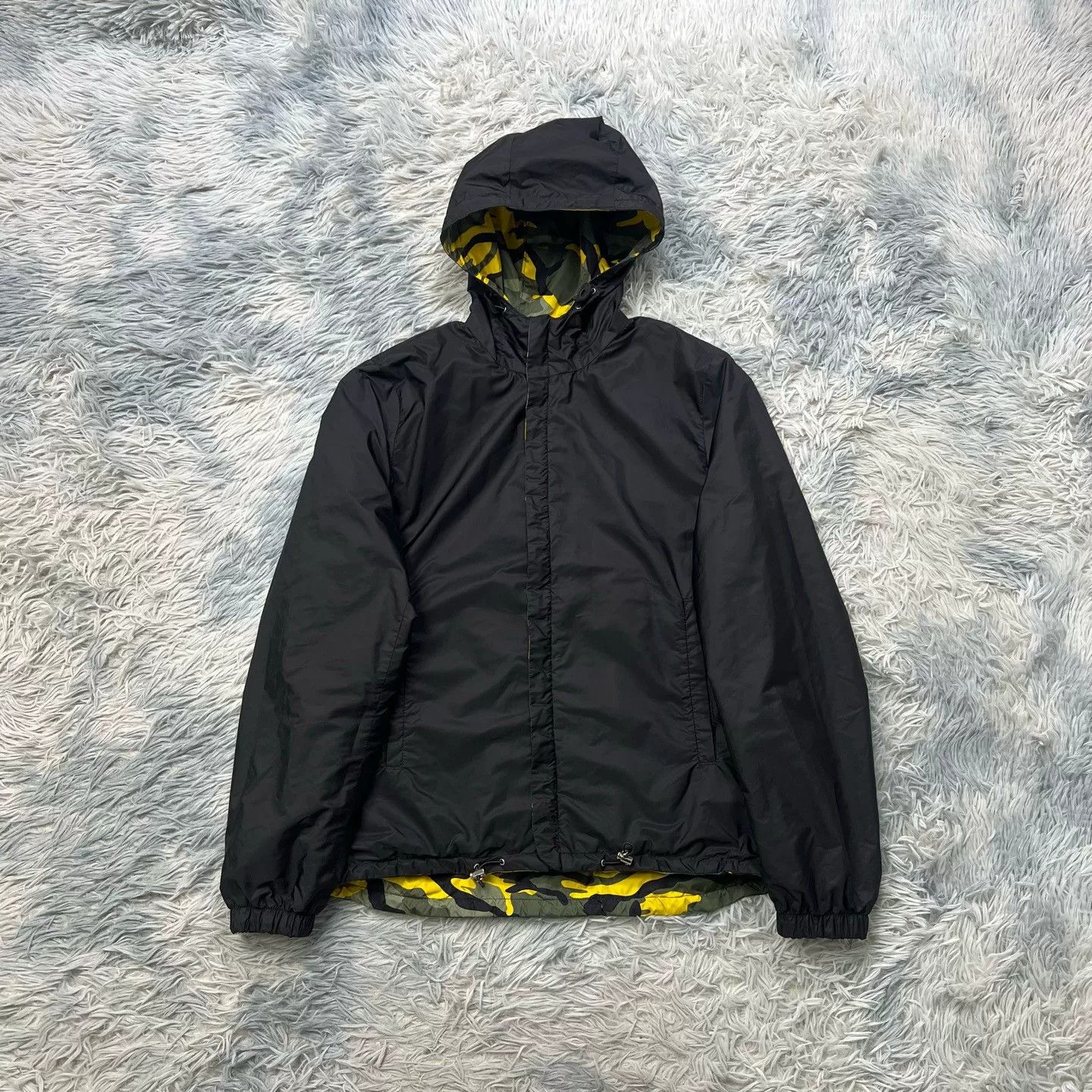 Prada prada camouflage reversible jacket with triangle logo Size US L / EU 52-54 / 3 - 3 Thumbnail