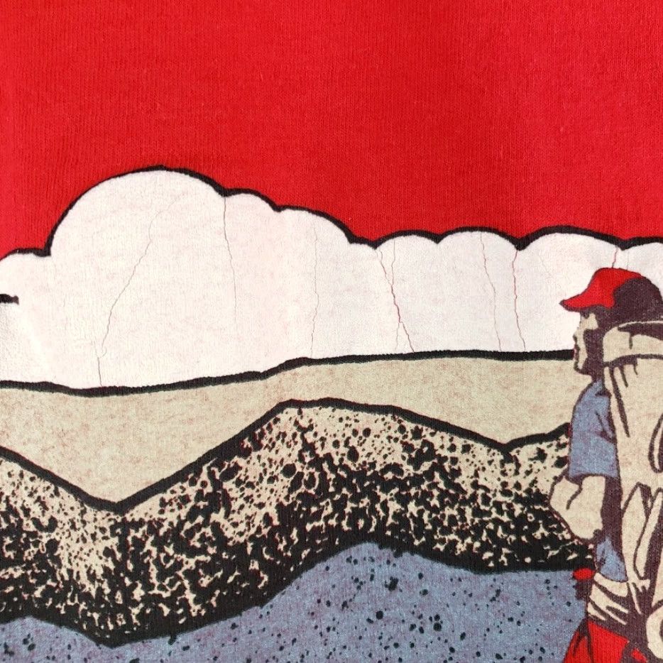 Vintage VINTAGE Stedman Hike Maryland T Shirt Mens XL Red 90s Backpacking Made In USA Shirt Mens XL Red 90s Hiking Mountain Outdoors Size US XL / EU 56 / 4 - 6 Thumbnail