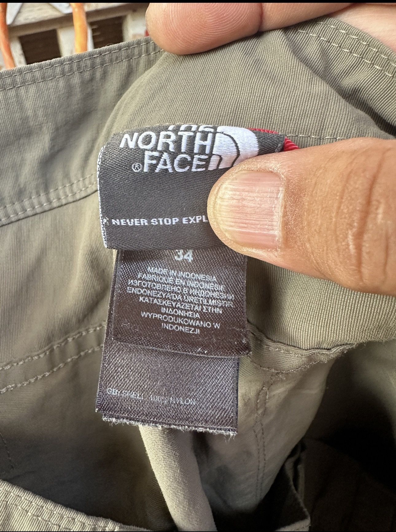 The North Face PreOwned North Face Chino Shorts Men's 34 Gray Size US 34 / EU 50 - 4 Thumbnail