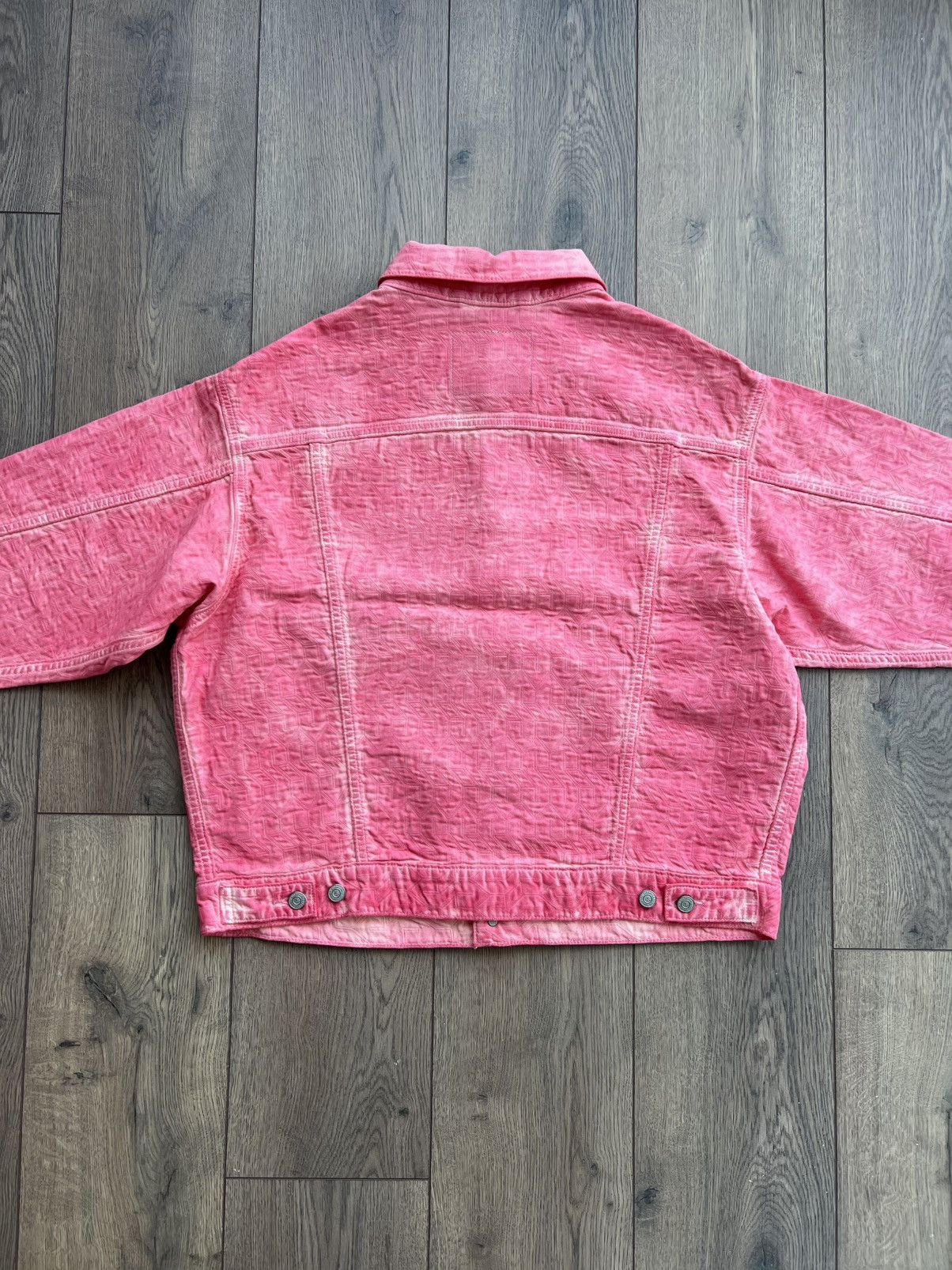Levi's × Stussy Stussy x Levi’s Jacquard Type 2 Trucker Jacket Pink Medium Size US M / EU 48-50 / 2 - 4 Thumbnail