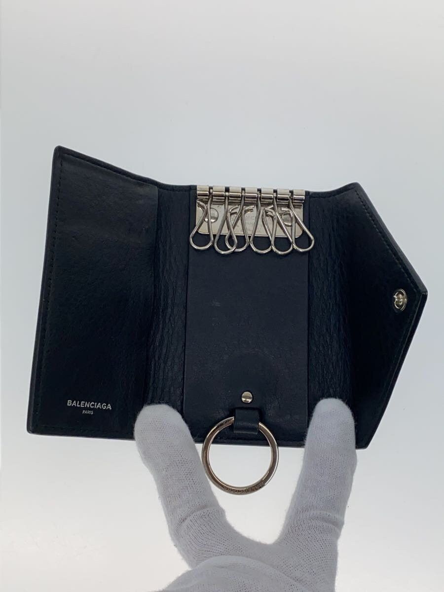 Balenciaga Balenciaga Key Case Black Size ONE SIZE - 4 Thumbnail