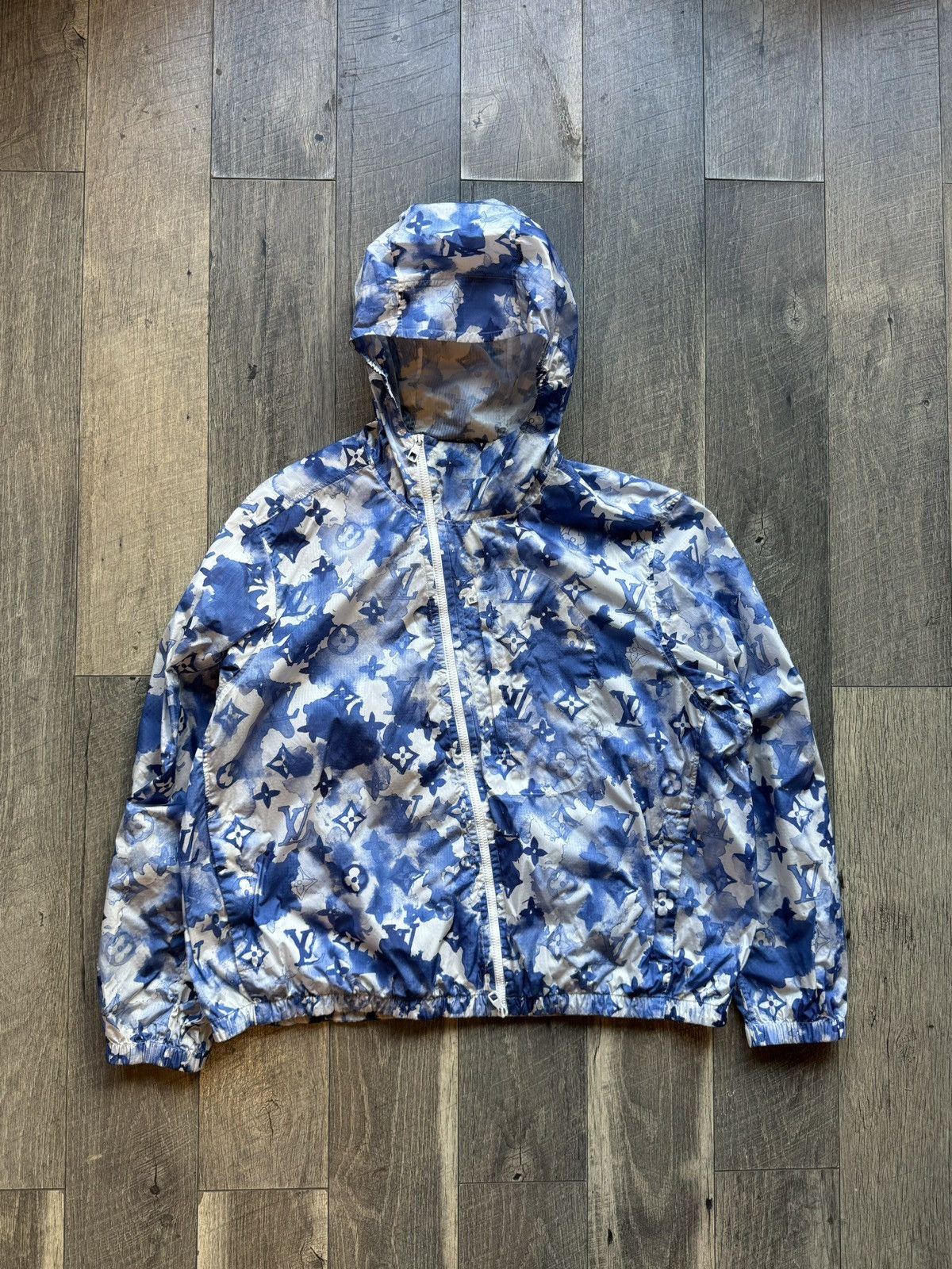 Louis Vuitton 青系 ジャンパー Louis Vuitton Louis Vuitton Blue Watercolor Monogram