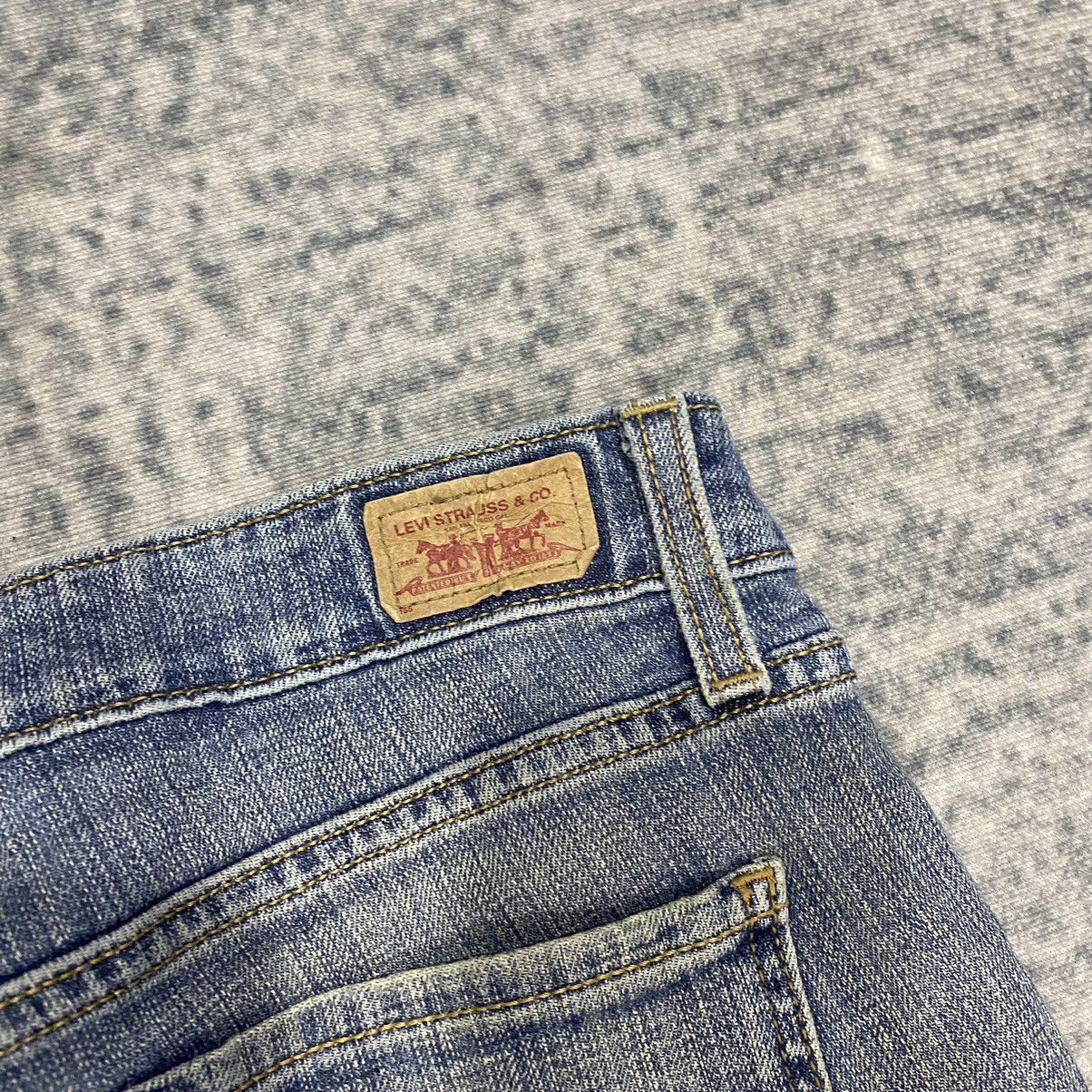 Hysteric Glamour × Japanese Brand × Le Grande Bleu (L.G.B.) Flare☠️ Levis Bootcut Jeans Cowboy Punk Mud Washed Size US 30 / EU 46 - 10 Thumbnail