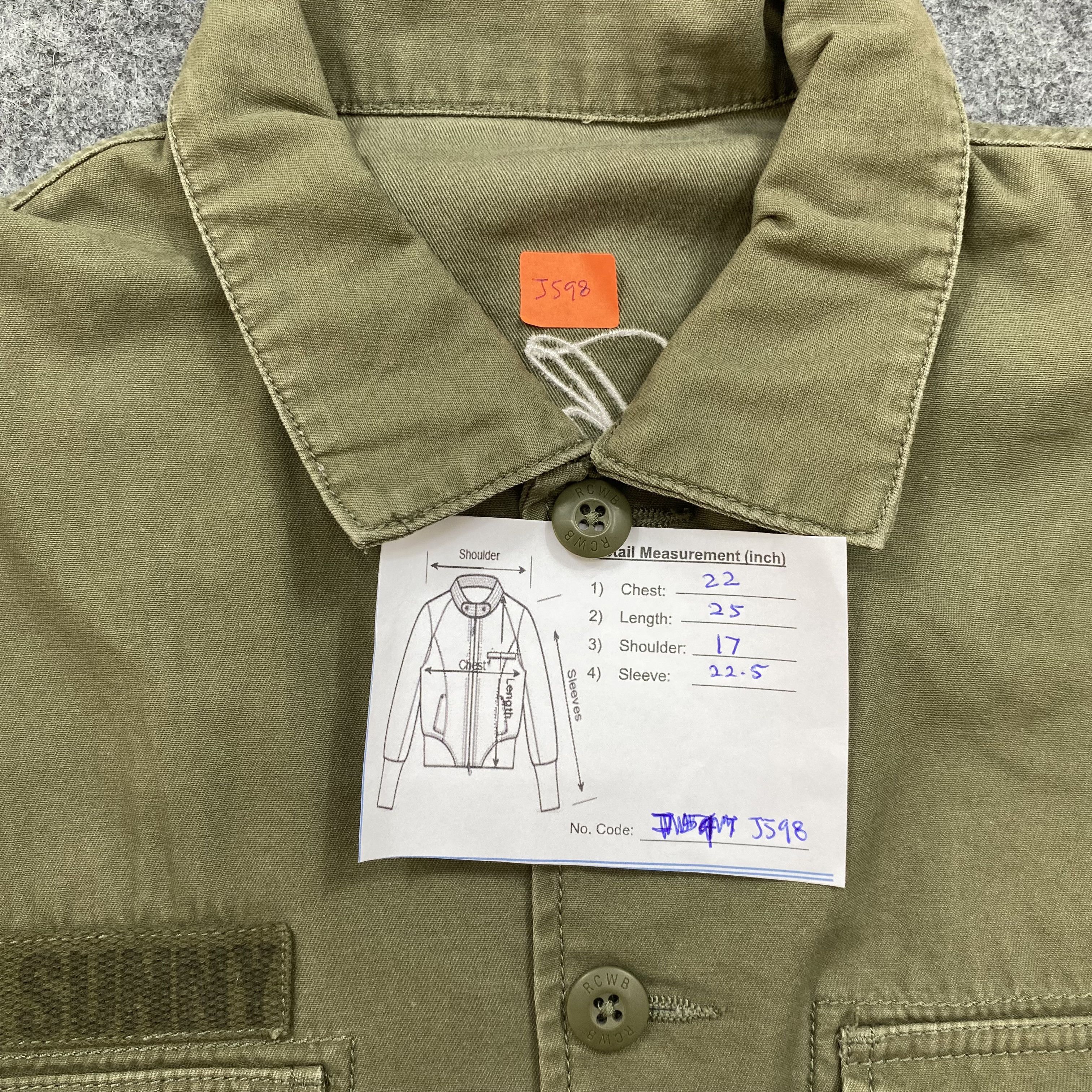 Japanese Brand RODEO CROWNS Wide Japanese Brand Military Shirt Jacket-J598 Size US L / EU 52-54 / 3 - 12 Thumbnail