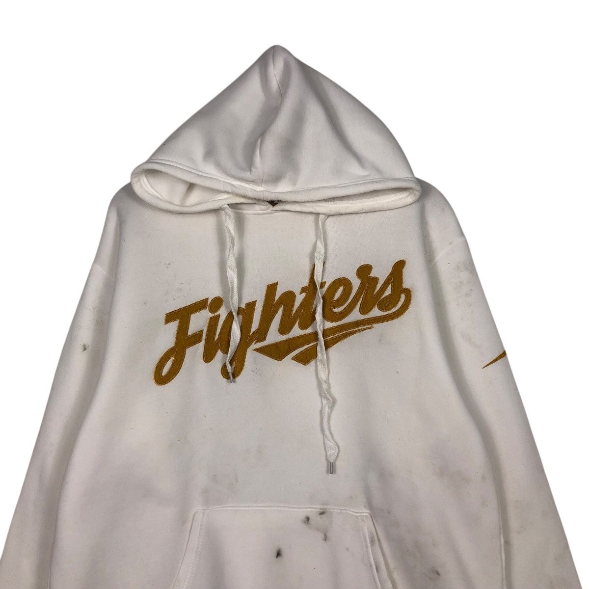 Japanese Brand 📌Vintage Hoodie Pull Over Fighters Big Logo Spell Out Size US M / EU 48-50 / 2 - 5 Thumbnail