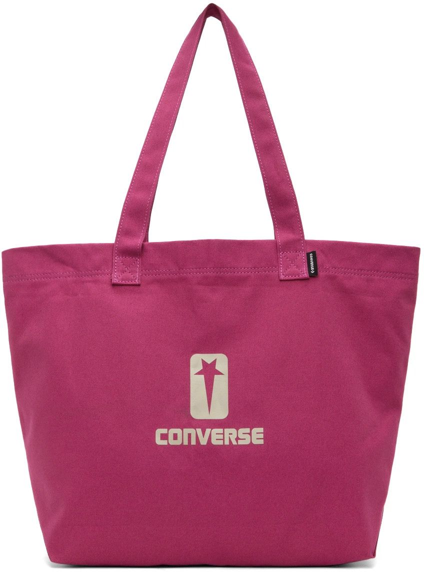 Converse × Rick Owens Drkshdw Rick Owens DRKSHDW x Converse Tote Fuchsia Size ONE SIZE - 1 Thumbnail