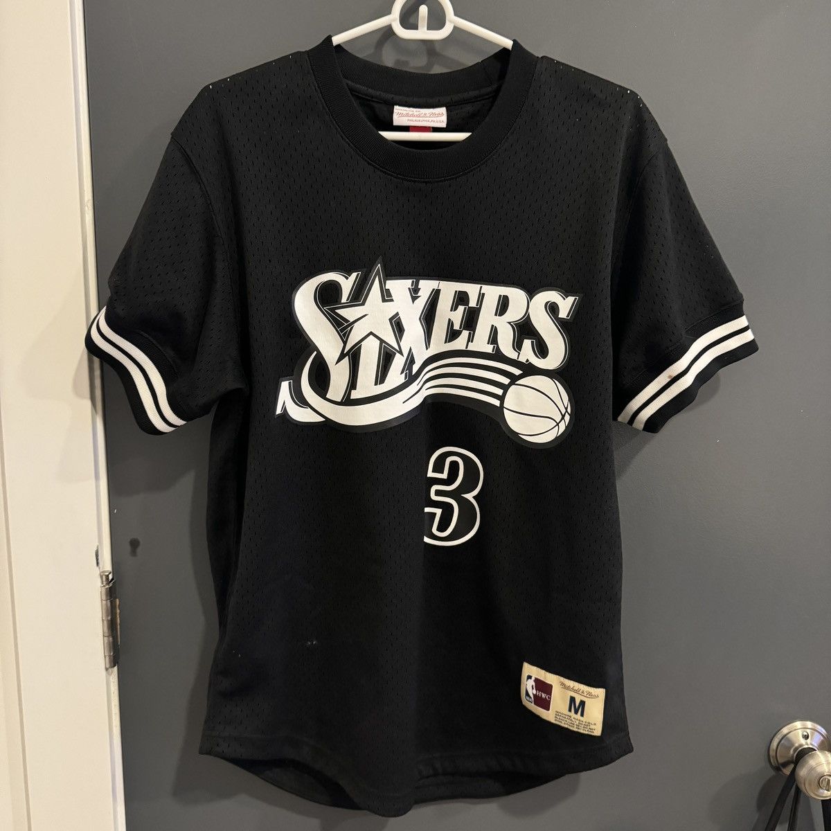 Mitchell & Ness Allen Iverson Sixers Baseball Jersey Size US M / EU 48-50 / 2 - 1 Thumbnail