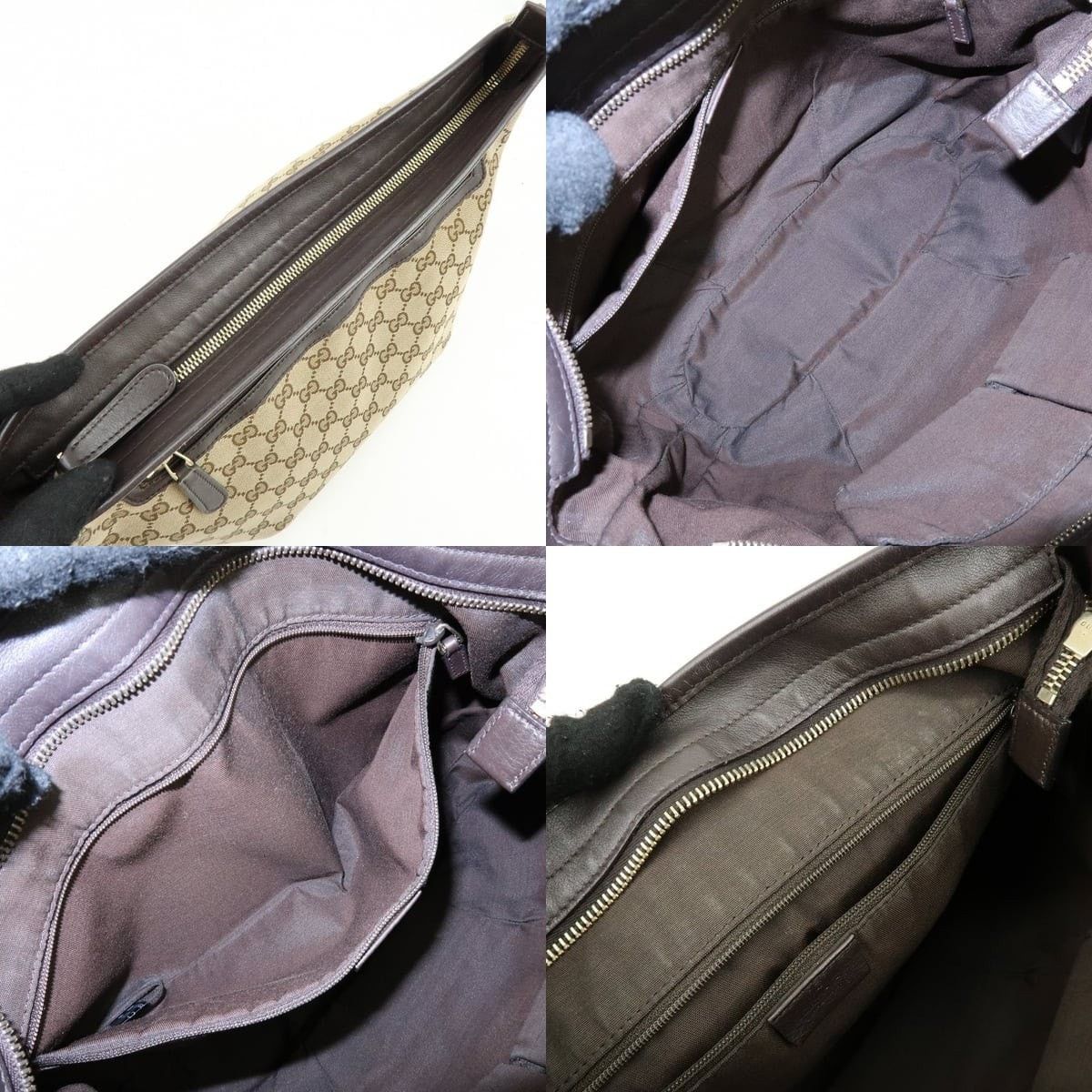 Gucci Gucci GG Canvas Shoulder Bag Beige Size ONE SIZE - 7 Thumbnail