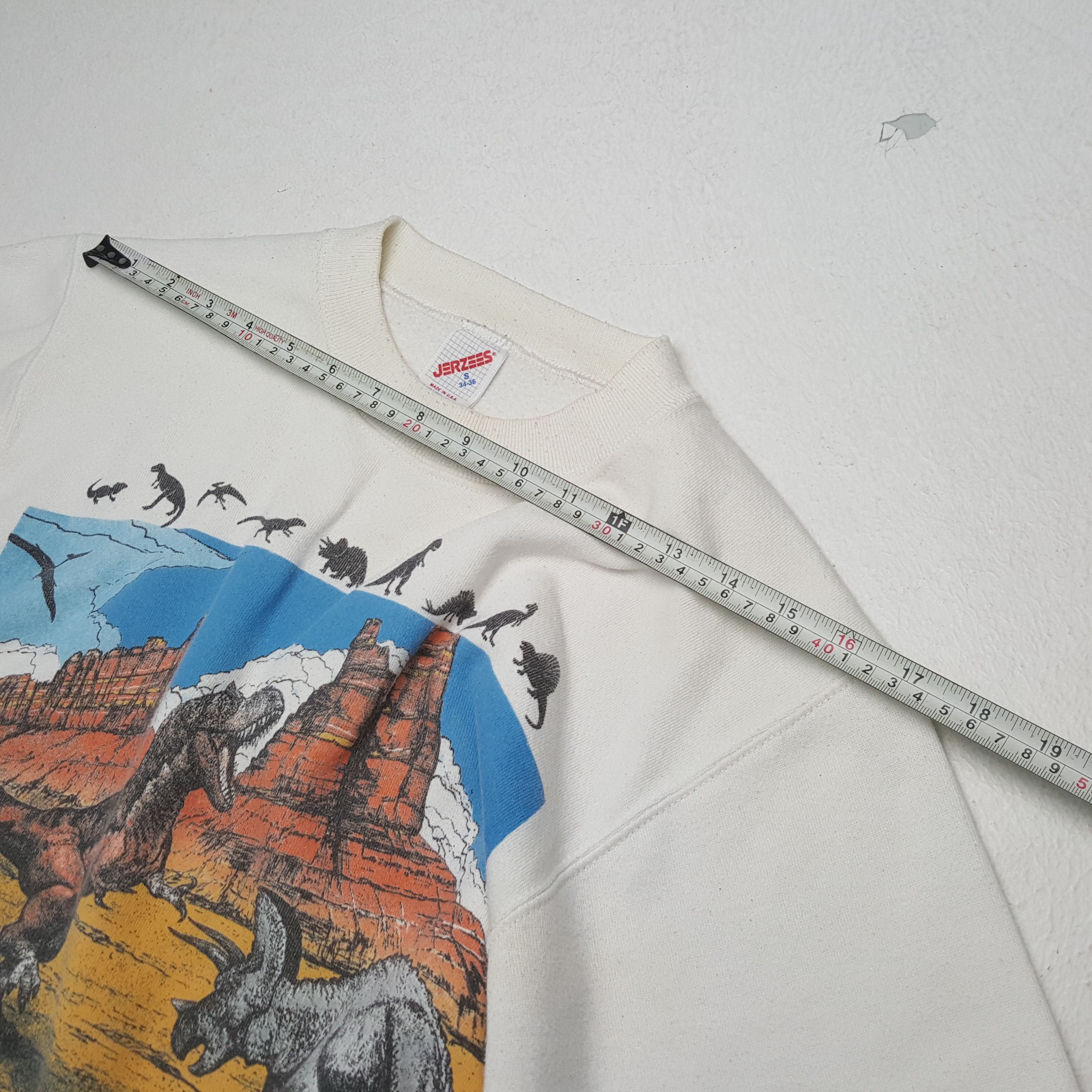 Vintage SUWANNE CASE Dinosaur Design Vintage Sweatshirt Size US XS / EU 42 / 0 - 4 Thumbnail