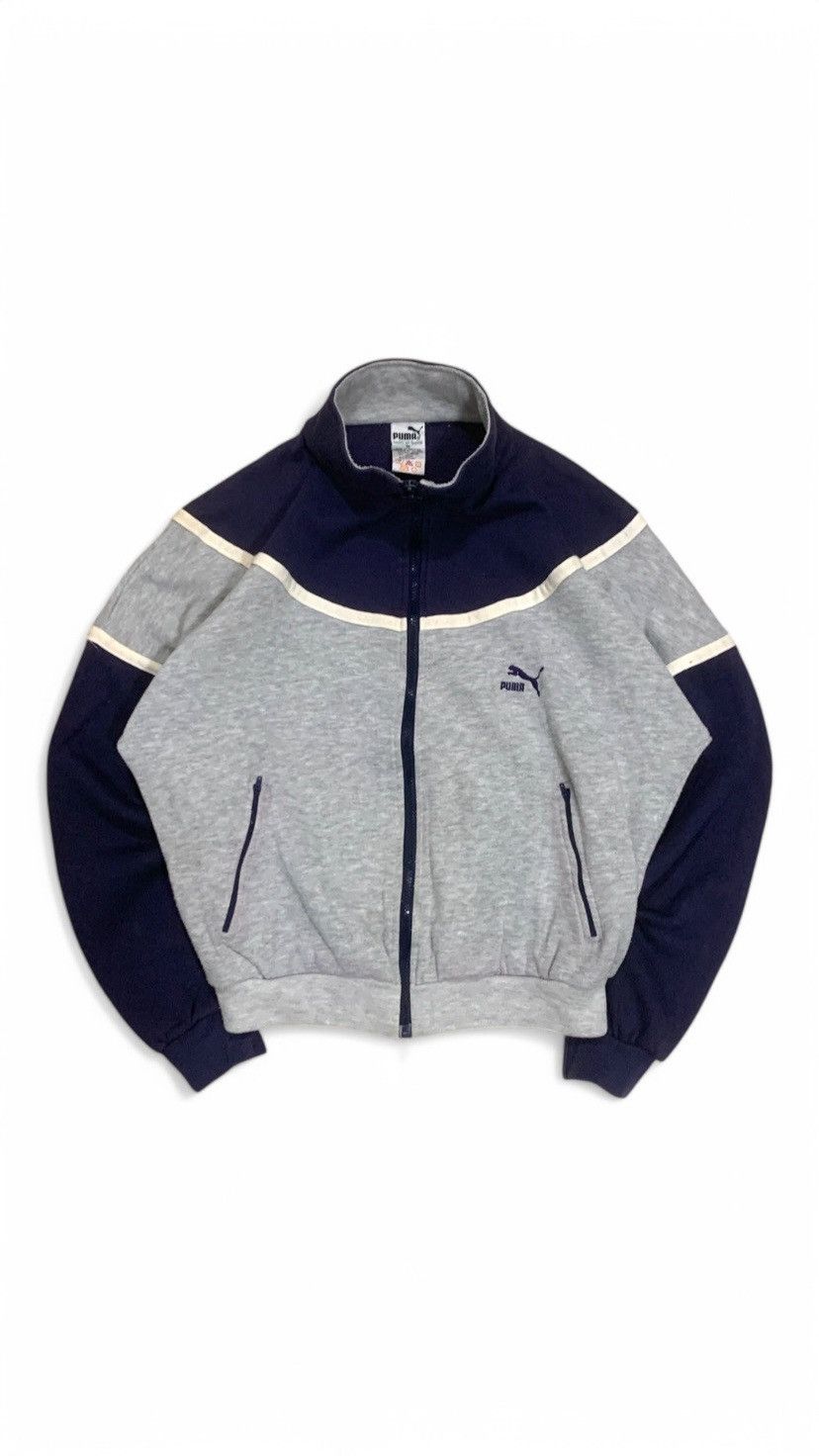 Puma × Vintage Vintage Puma Zip Up Jacket Blockcore Size US L / EU 52-54 / 3 - 1 Thumbnail