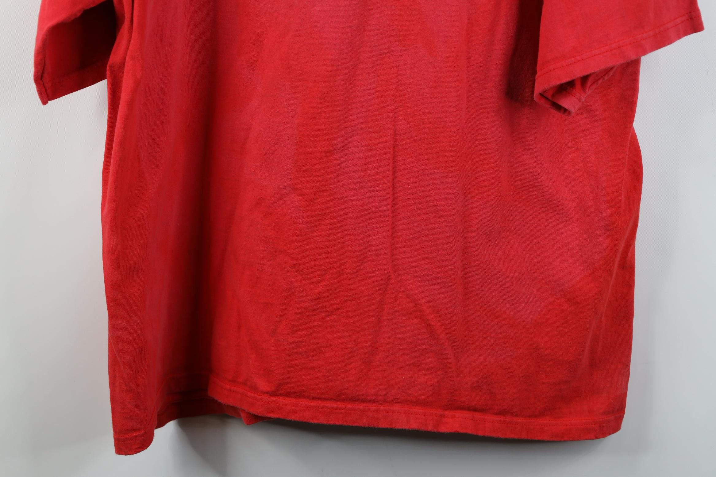 Vintage Vintage 90s Detroit Red Wings Hockey T-Shirt Cotton USA Size US XL / EU 56 / 4 - 15 Thumbnail