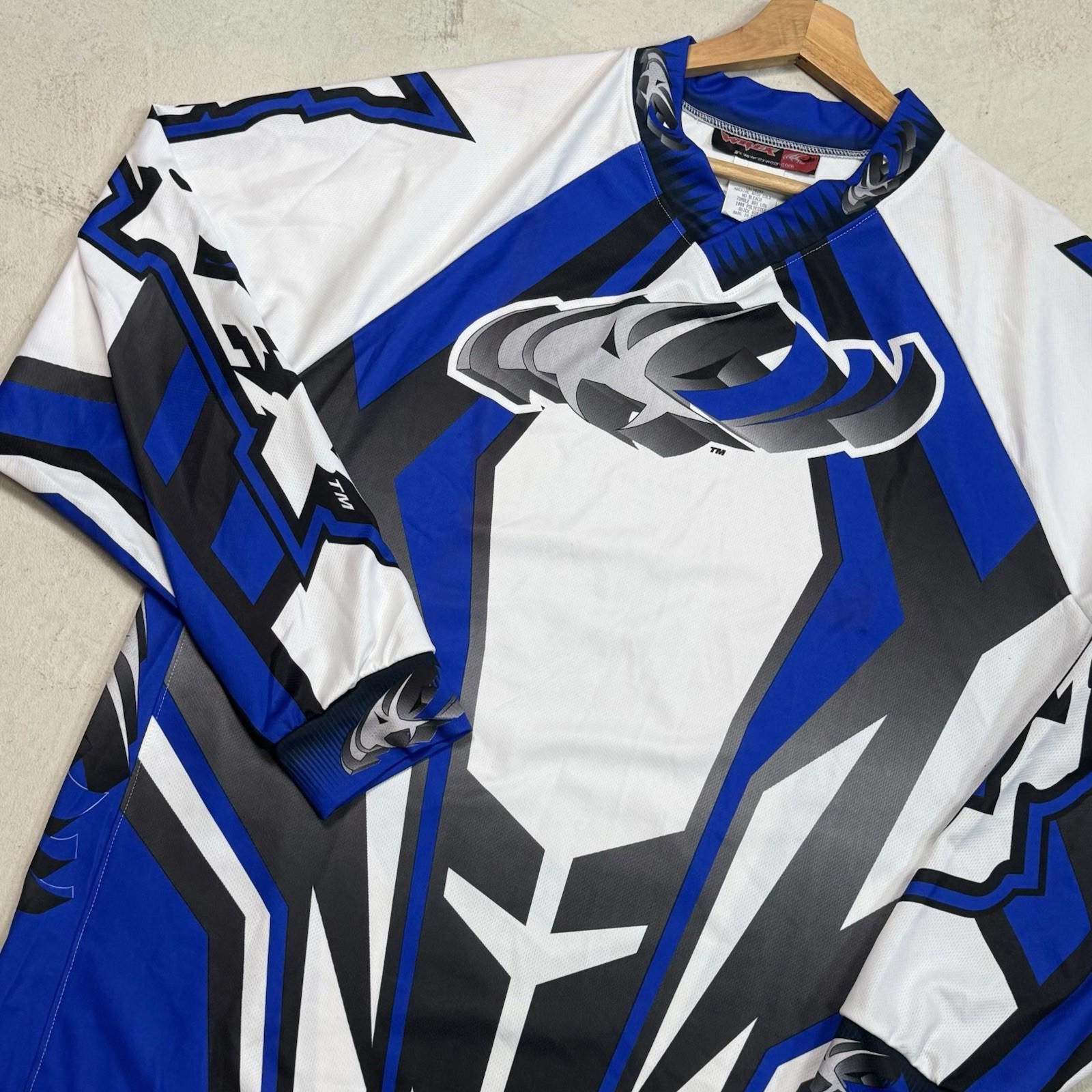 Other VTG Wrex Wear Blue Motocross Jersey Long Sleeve Men M Canada Size US M / EU 48-50 / 2 - 5 Thumbnail