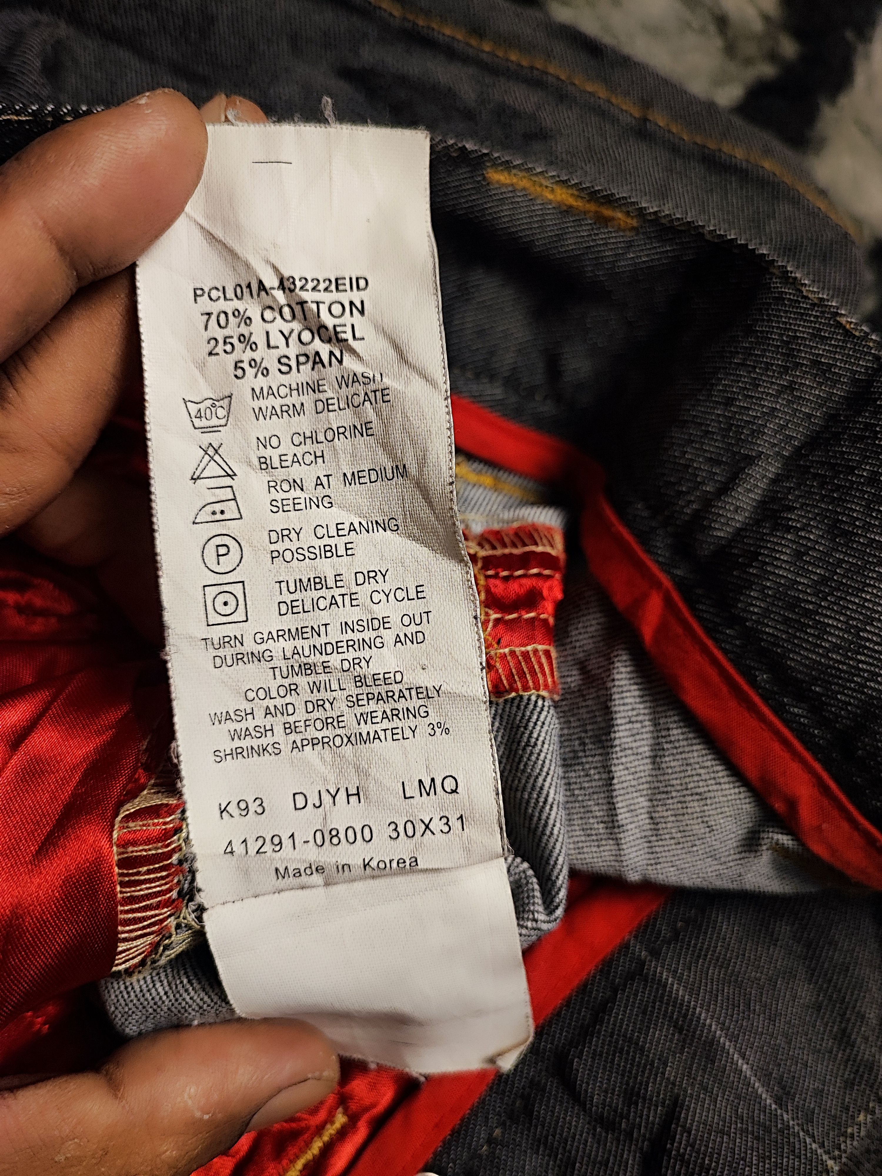 Levi's Archive 2000 Levi's Engineered Skirt Jeans 3D Twisted Seams Size 29" - 17 Thumbnail