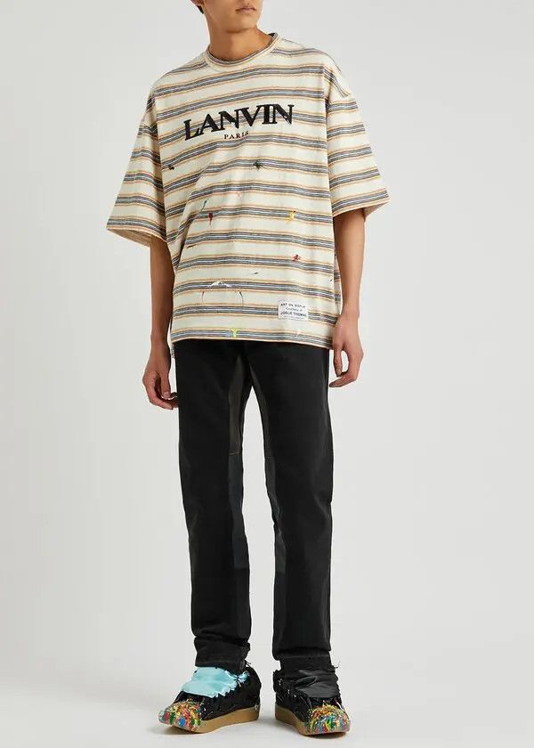 Lanvin o1y0125 Jeans Pant in Black Size US 32 / EU 48 - 4 Thumbnail