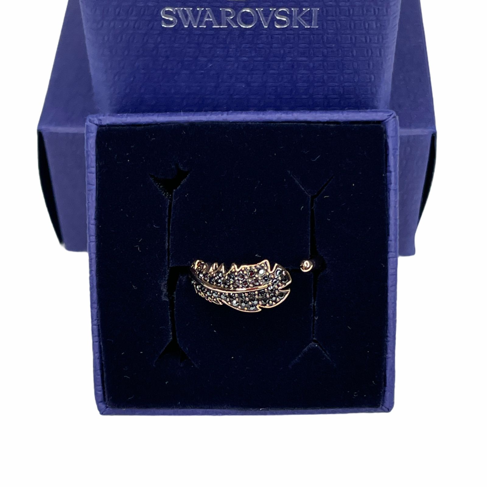 Swarovski Swarovski Naughty Feather Rose Gold Ring EUR50 / 5 USA Size ONE SIZE - 3 Thumbnail