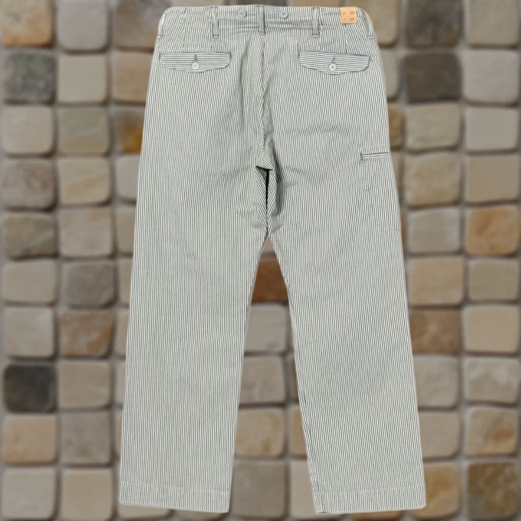 Vintage VINTAGE RRL Striped Cotton Linen Field Pants Shirt? Size US 31 - 1 Thumbnail