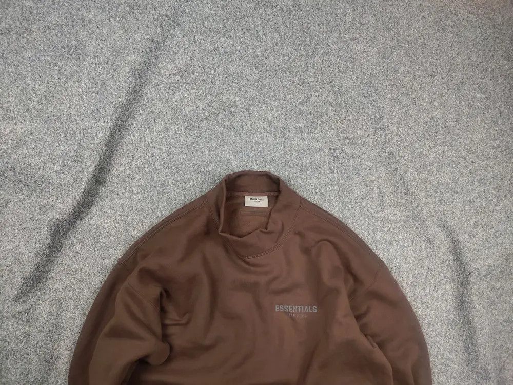 Fear of God Essentials by Fear of God Mock Neck Oversized Sweatshirt Size US XL / EU 56 / 4 - 1 Thumbnail