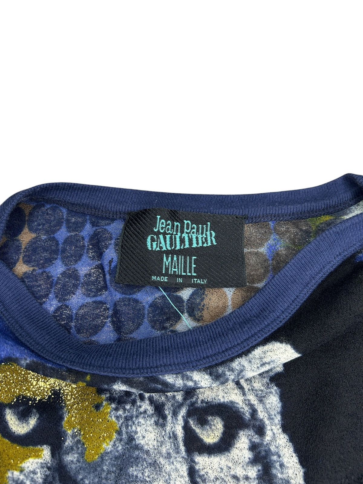 Jean Paul Gaultier F/W 95 Leopard Cyber Mesh Top Size M / US 6-8 / IT 42-44 - 3 Thumbnail