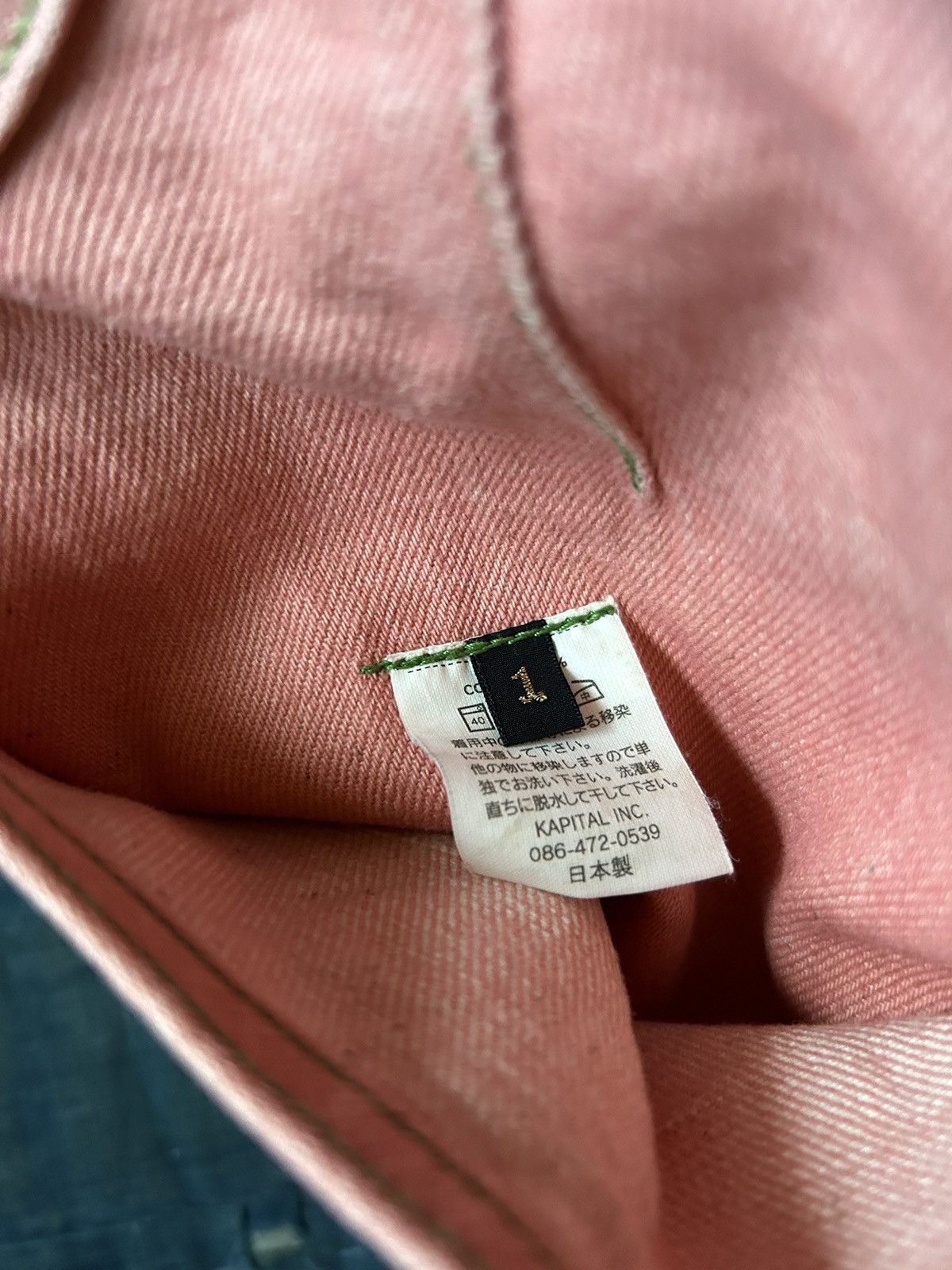 Kapital × Kapital Kountry KAPITAL color denim Double Knee Lumber Pants pink Size US 30 / EU 46 - 13 Thumbnail