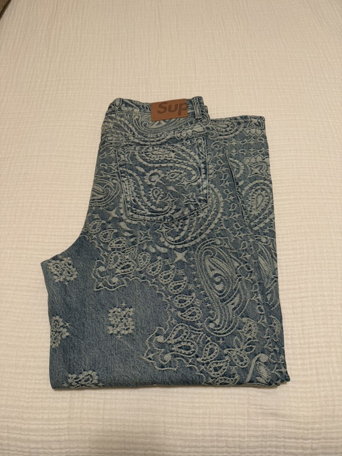 Supreme Bandana Jacquard Baggy Jean Size US 32 / EU 48 - 4 Thumbnail