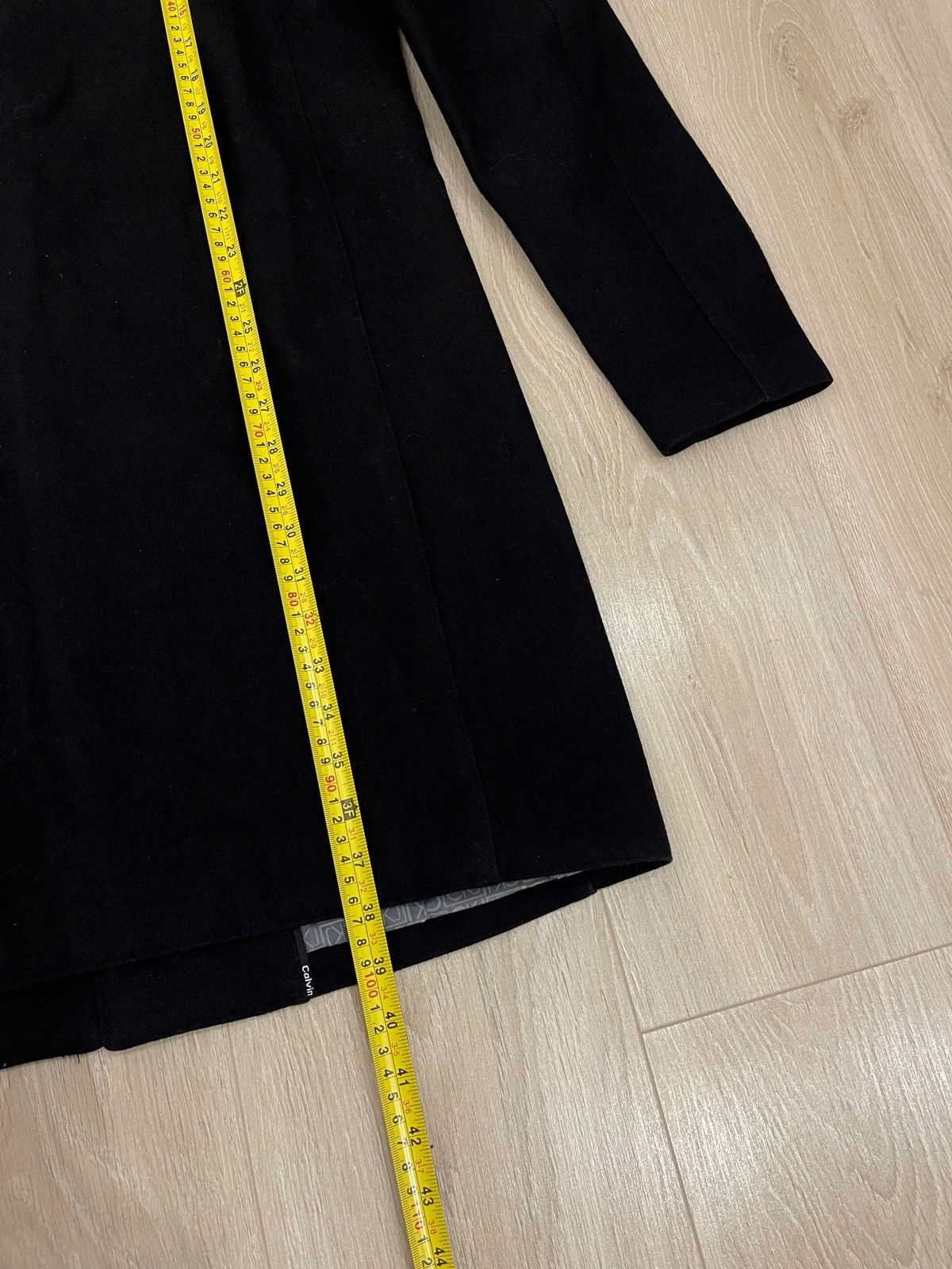 Calvin Klein Calvin Klein wool coat overcoat black men’s Size US M / EU 48-50 / 2 - 15 Thumbnail