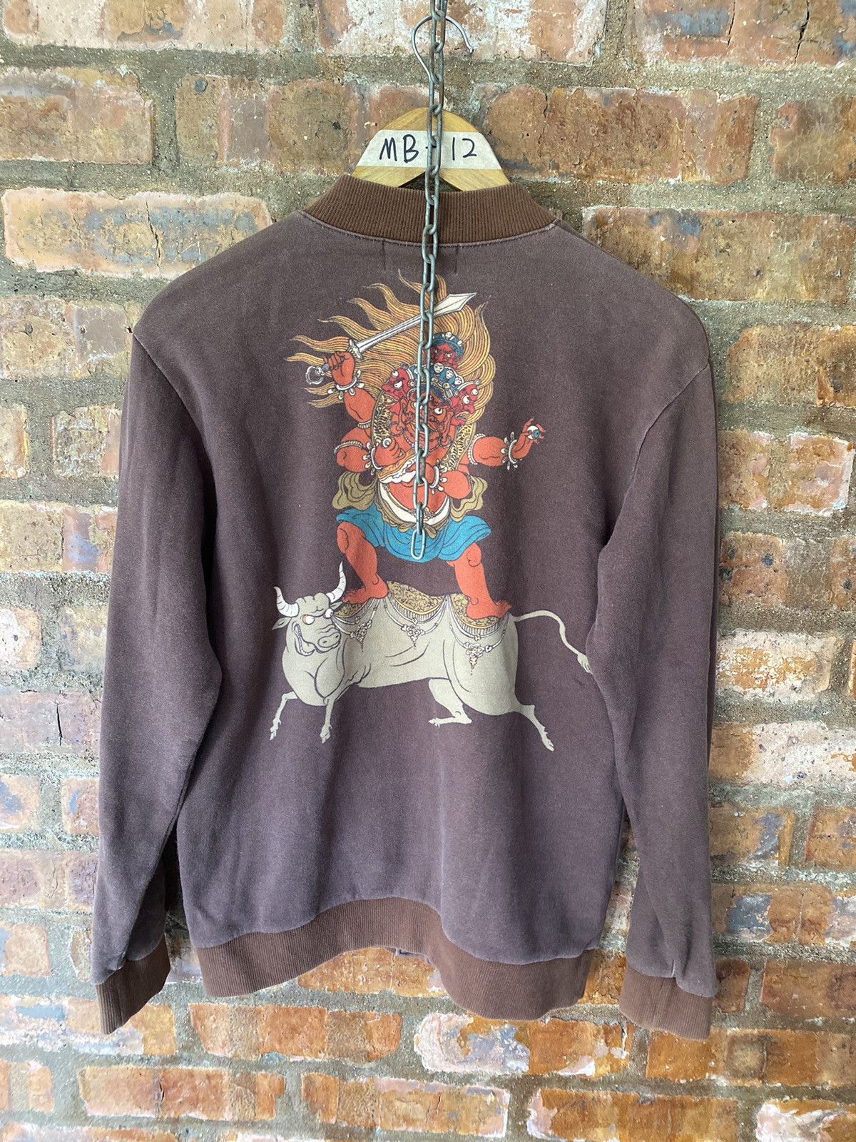 Beauty Beast 1990s Mash Mania Japan Kurakuri satanic sweatshirt Size US M / EU 48-50 / 2 - 7 Thumbnail