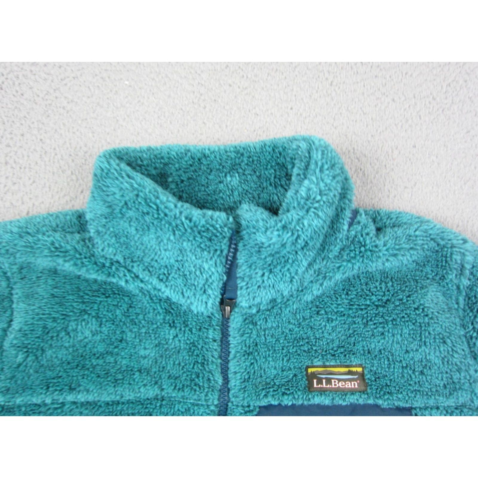 Vintage L.L. Bean Jacket Women XL Blue Fleece Full Zip Pockets Classic Outdoor Womens Size XL / US 12-14 / IT 48-50 - 2 Thumbnail