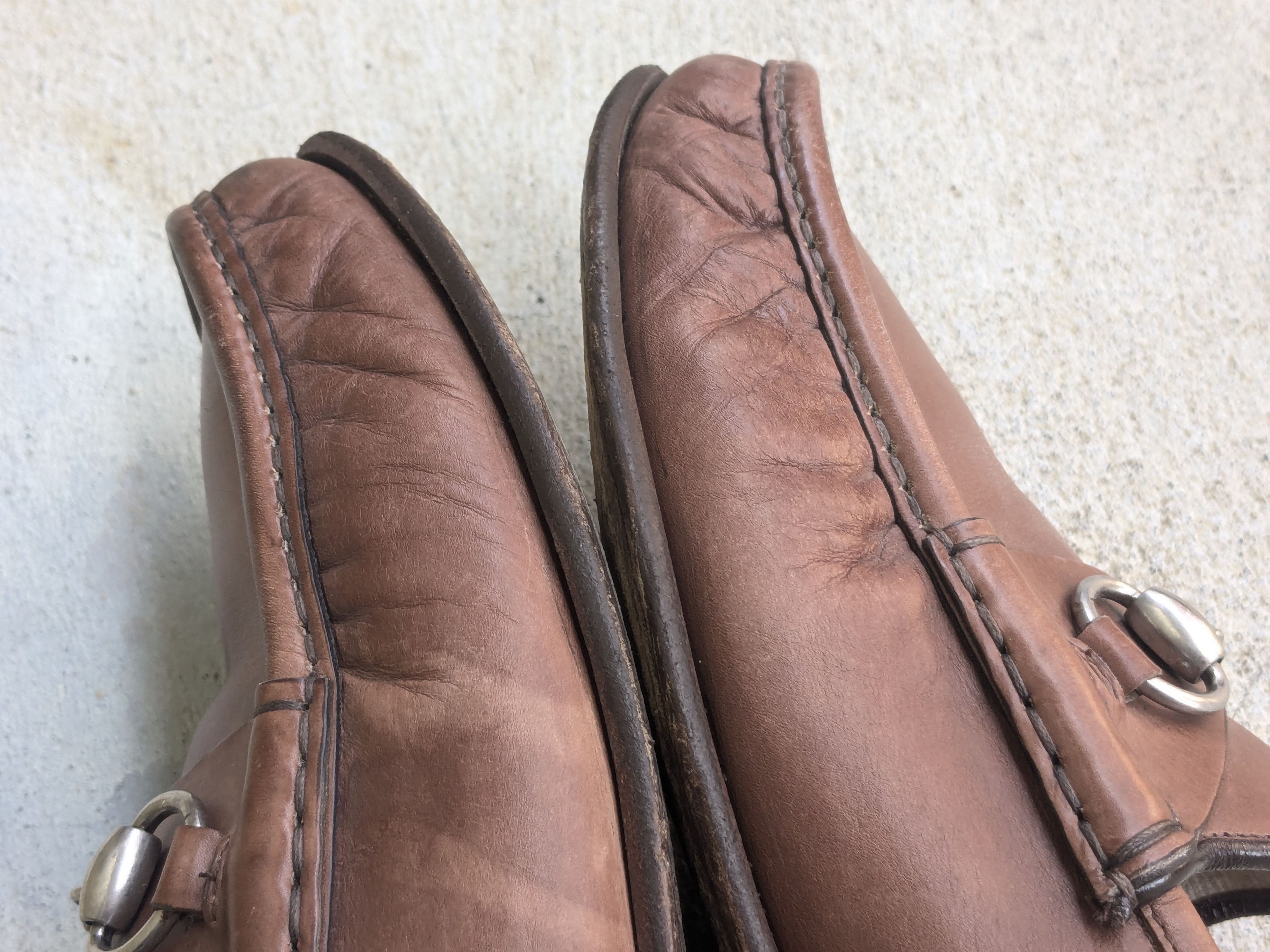 Gucci × Tom Ford Gucci Horsebit Loafers Brown 8.5 Rubber Leather Size US 8.5 / EU 41-42 - 6 Thumbnail