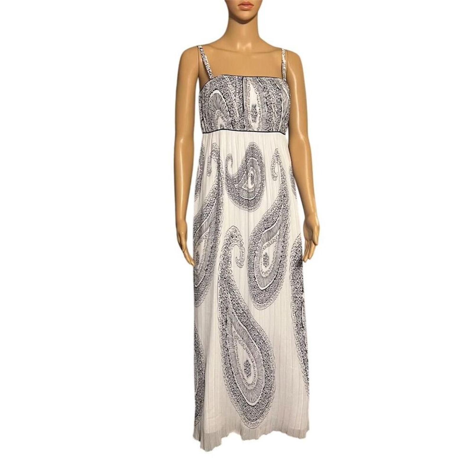 Other White House Black Market Women's Paisley Maxi Dress 2 boho Size XS / US 0-2 / IT 36-38 - 2 Thumbnail