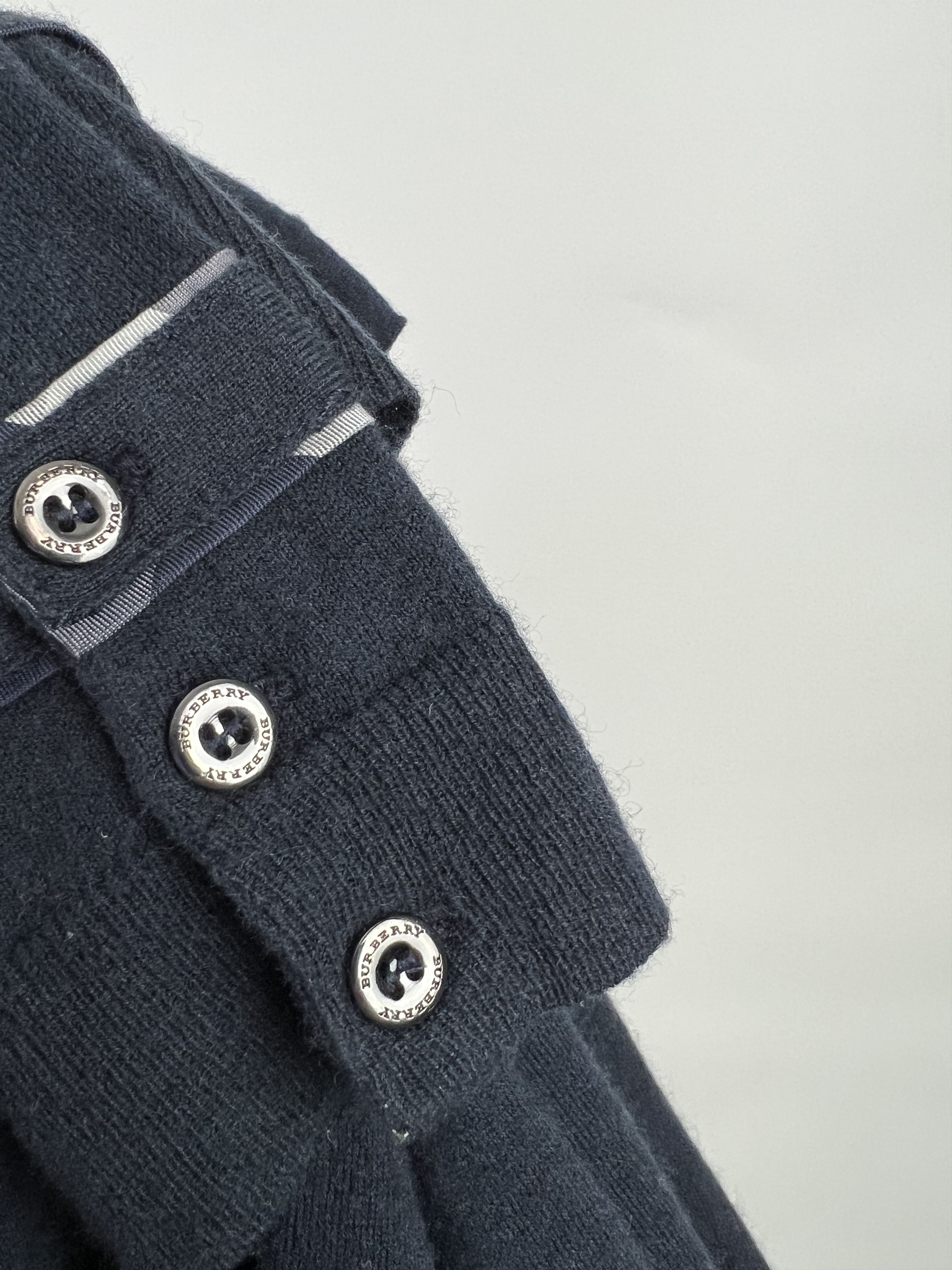 Burberry Burberry Women's Navy Blue Wool Cardigan Size XS Size XS / US 0-2 / IT 36-38 - 6 Thumbnail