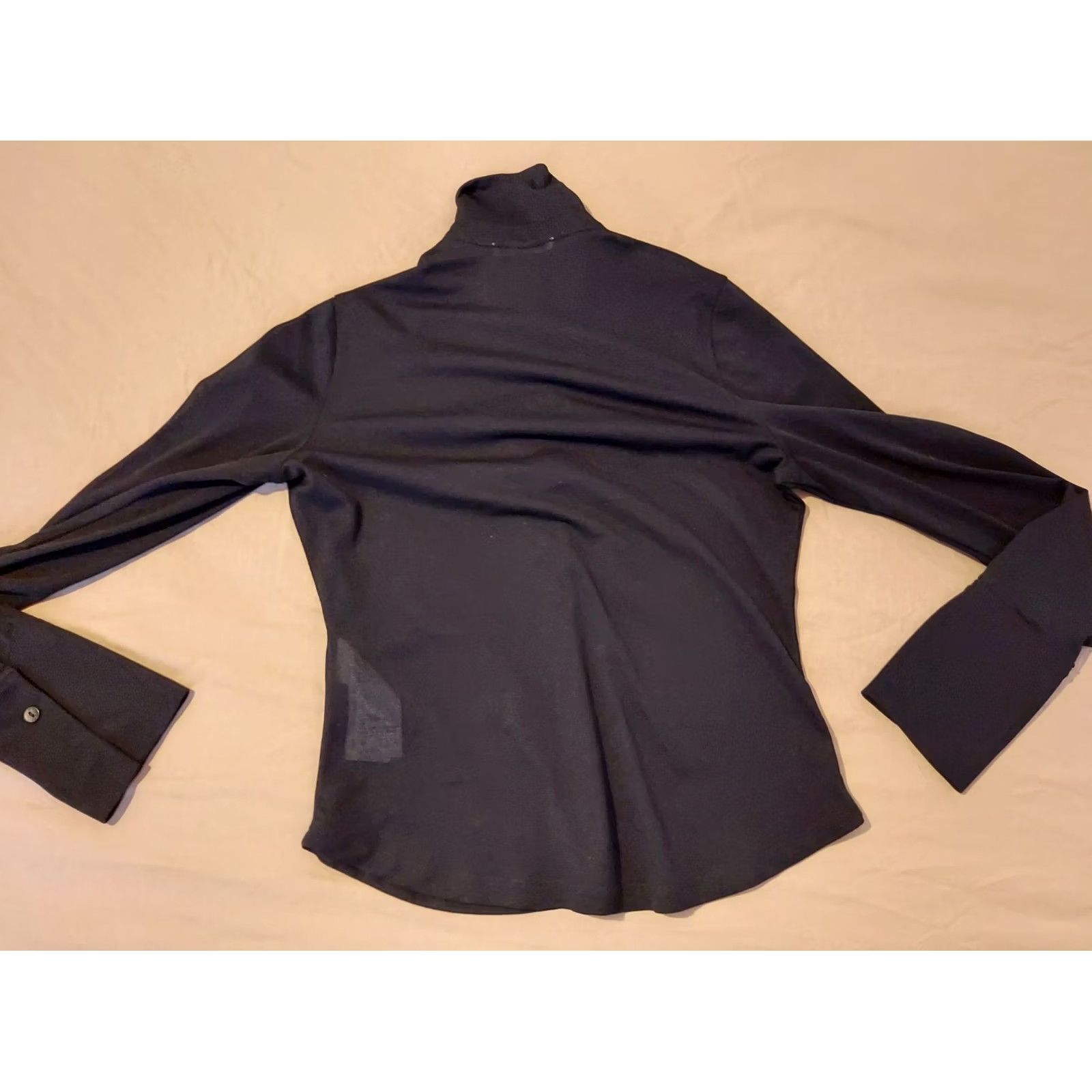 Abercrombie & Fitch Abercrombie & Fitch Shirt Blouse S Small Button Black Cotton Womens Size S / US 4 / IT 40 - 6 Thumbnail