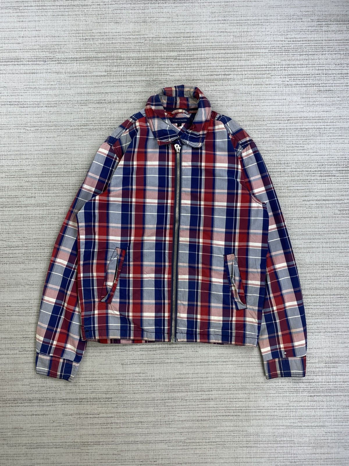 Japanese Brand × Tommy Hilfiger × Vintage Vintage Tommy Hilfiger Checked Jacket Size US M / EU 48-50 / 2 - 1 Thumbnail