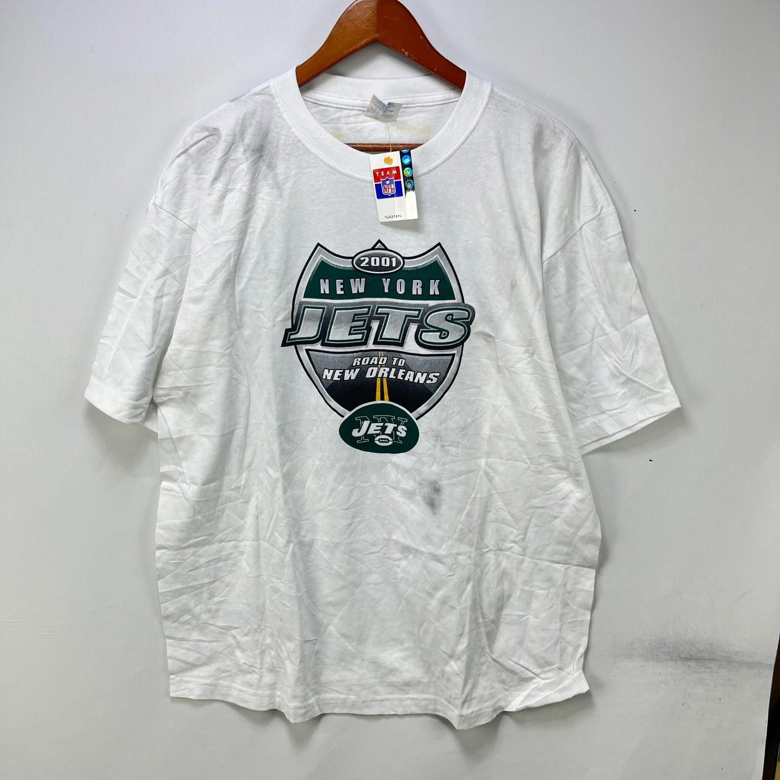 Other Vintage New York Jets 2001 Champions T-Shirt 2XL Size ONE SIZE - 1 Thumbnail