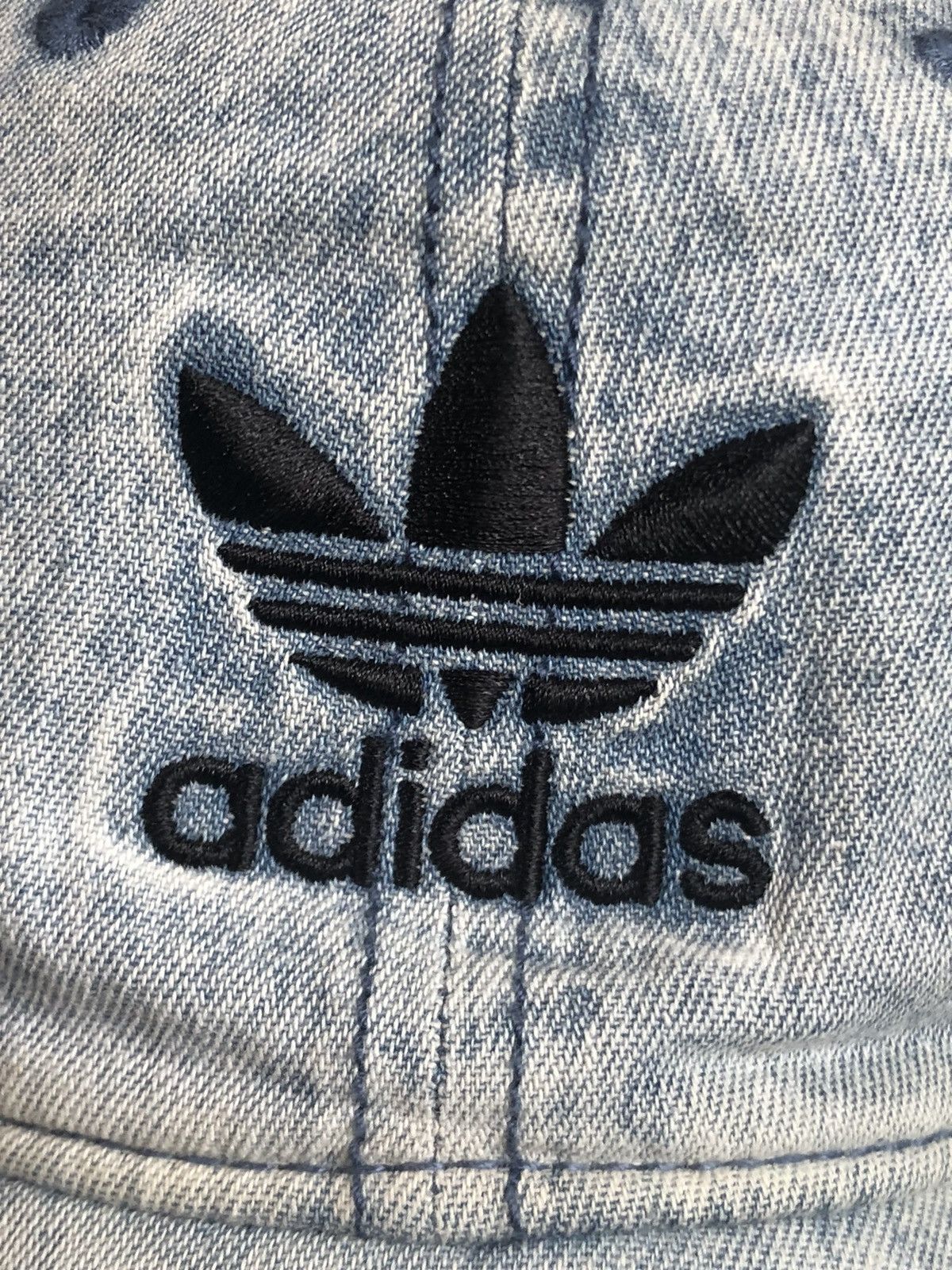Adidas Adidas Trefoil Denim Hat Size ONE SIZE - 2 Thumbnail