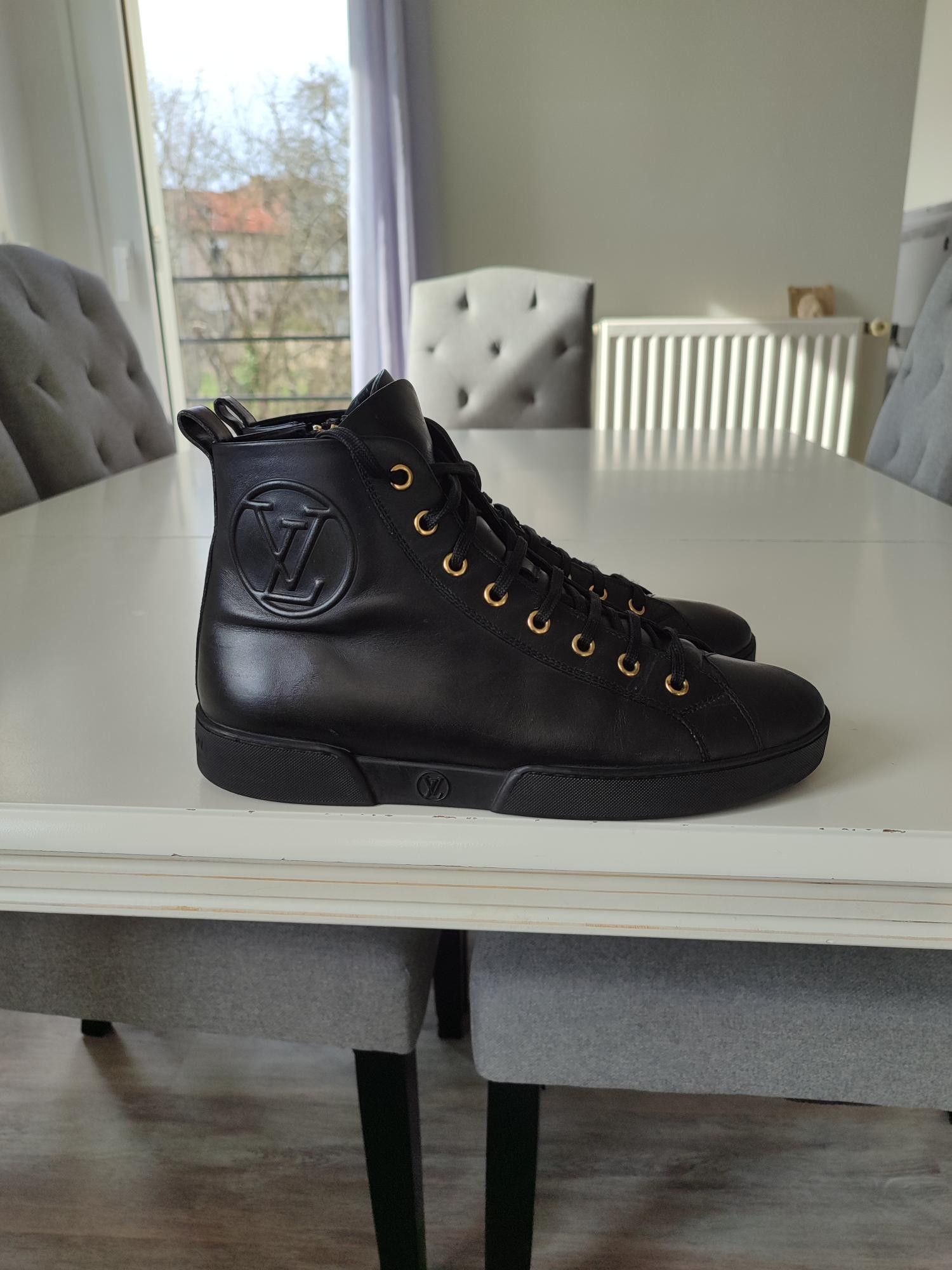 Louis Vuitton BASKETS LOUIS VUITTON STELLAR HIGHTOP Size US 8.5 / IT 38.5 - 3 Thumbnail