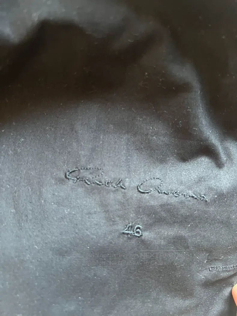 Rick Owens RICK OWENS Black Leather Jacket Size US M / EU 48-50 / 2 - 7 Thumbnail