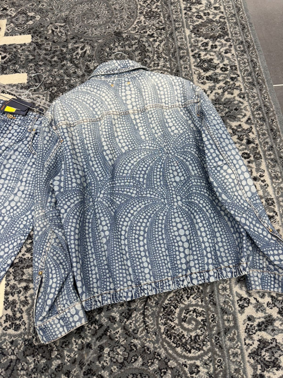 Louis Vuitton × Yayoi Kusama Louis Vuitton YK zip up denim jacket Size US M / EU 48-50 / 2 - 11 Thumbnail