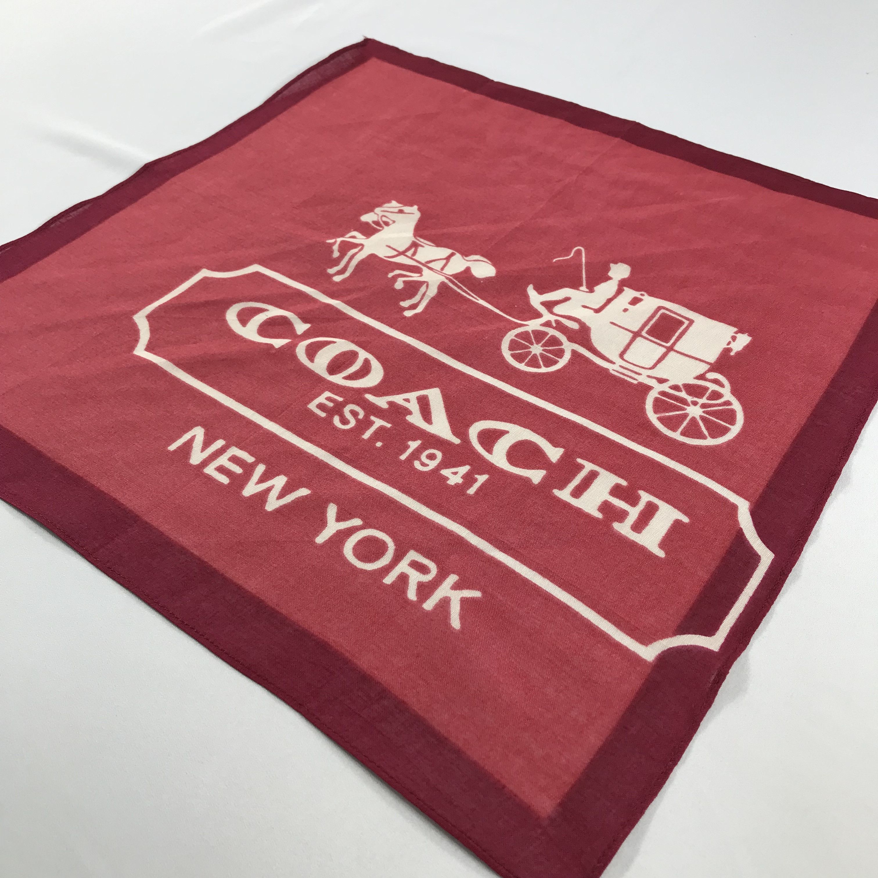 Coach × Vintage Coach Bandana / Handkerchief / Neckerchief - S2224 Size ONE SIZE - 2 Thumbnail