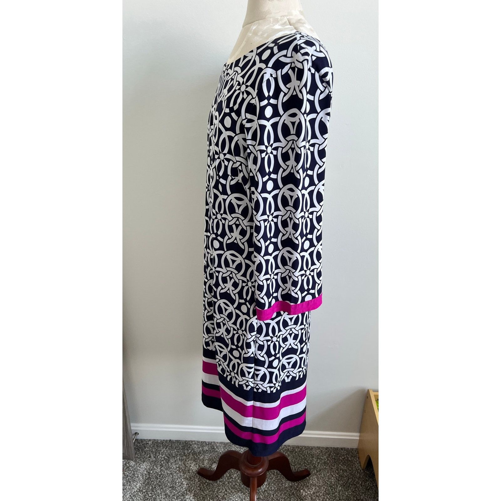 I.N.C INC International Concepts Knee Length Shift Dress Large Size L / US 10 / IT 46 - 4 Thumbnail