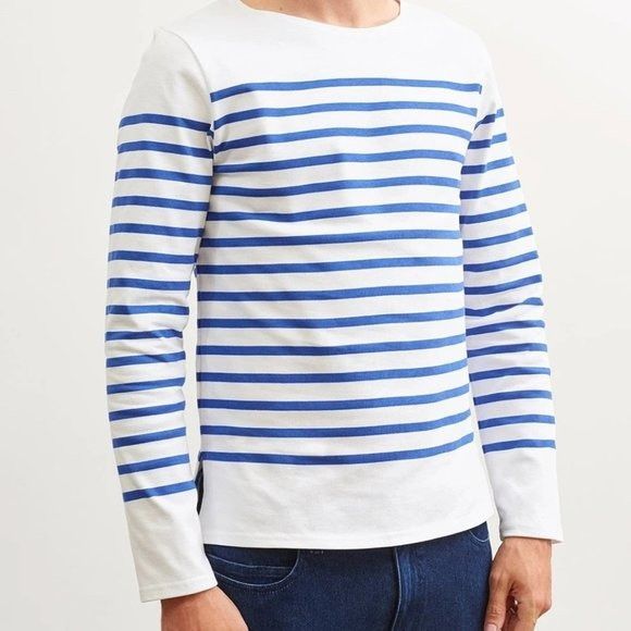 Saint James Saint James Naval Unisex Men's Women's Striped Long Sleeve C Size US S / EU 44-46 / 1 - 1 Thumbnail