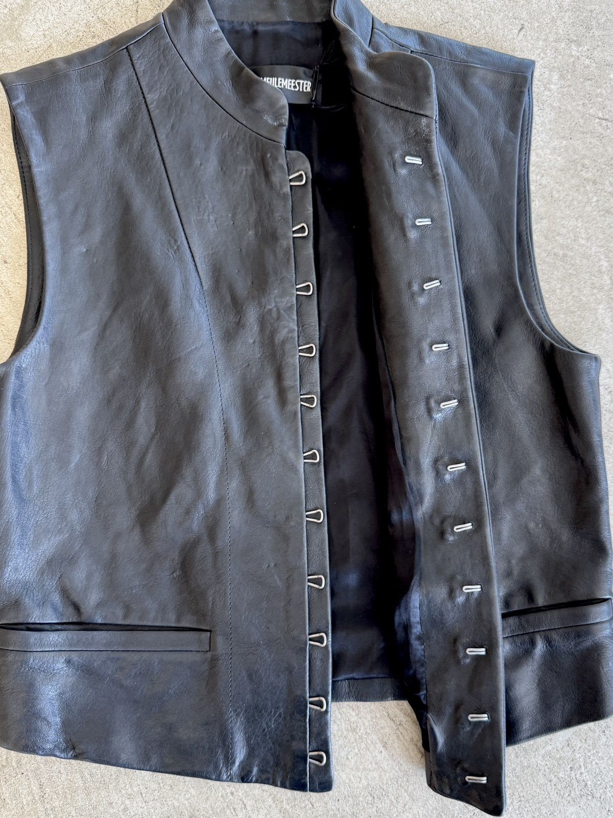 Ann Demeulemeester Ann Demeulemeester Leather Vest Size XS / US 0-2 / IT 36-38 - 3 Thumbnail