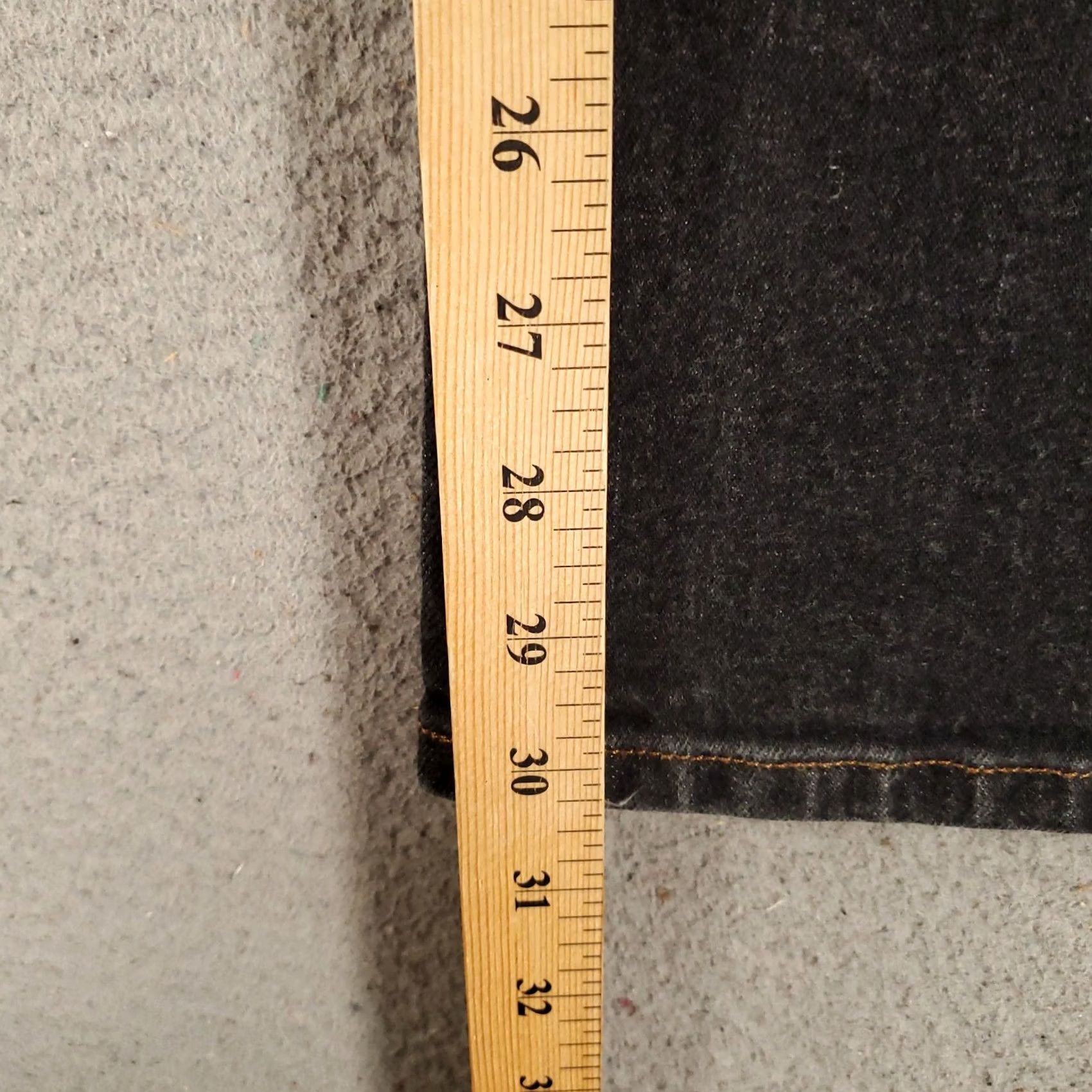 CO Lauren Jeans Co Womens Jeans Black Denim Stretch 8 30x30 Premium Size 30" / US 8 / IT 44 - 4 Thumbnail