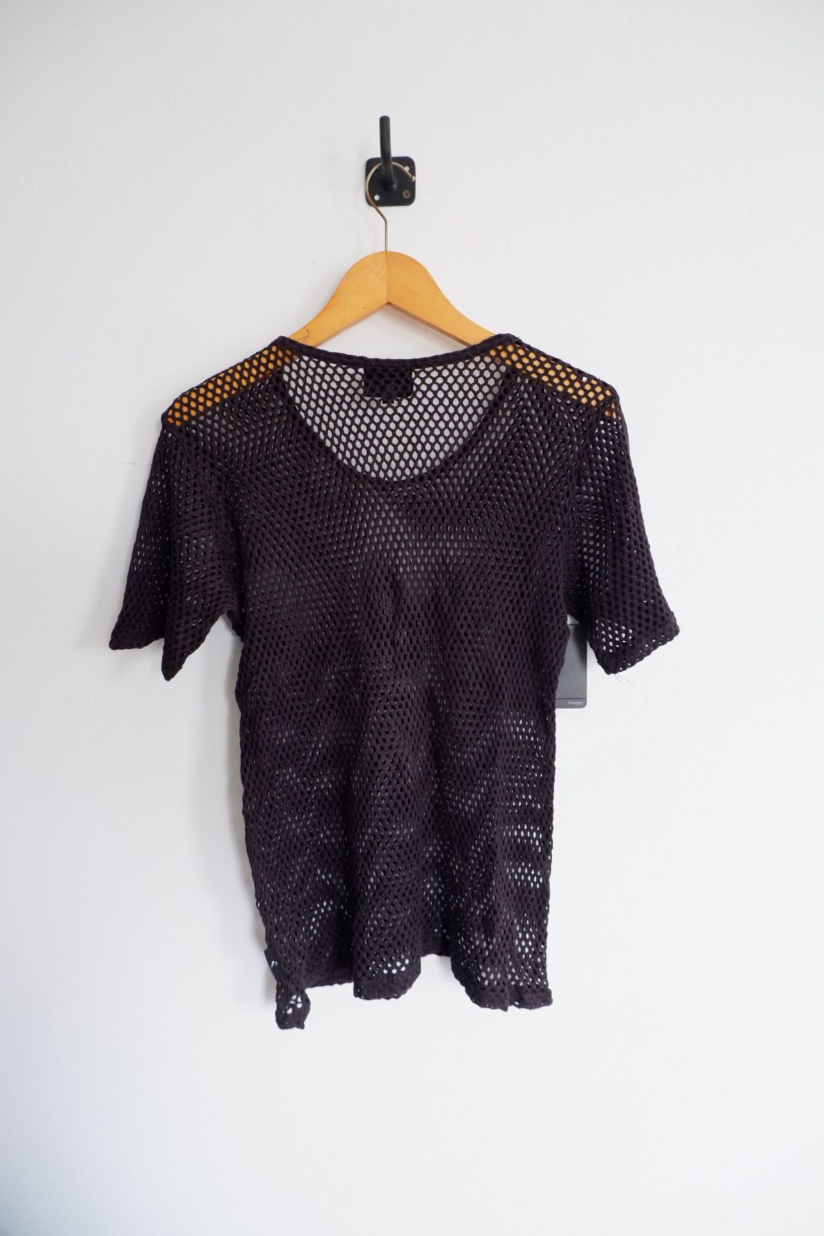 If Six Was Nine 2000s Berning Sho Mesh Fishnet Tshirts Size US M / EU 48-50 / 2 - 1 Thumbnail
