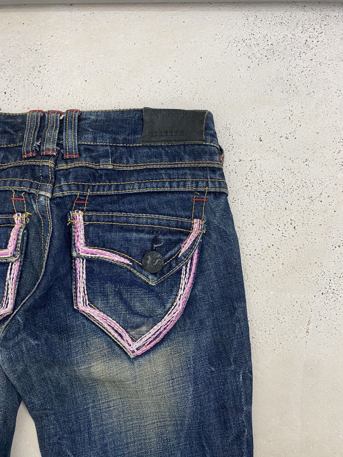 If Six Was Nine × Japanese Brand × Le Grande Bleu (L.G.B.) Flare Studio RP Unisex Jean Japan Mud Washed Low Rise Size US 28 / EU 44 - 15 Thumbnail