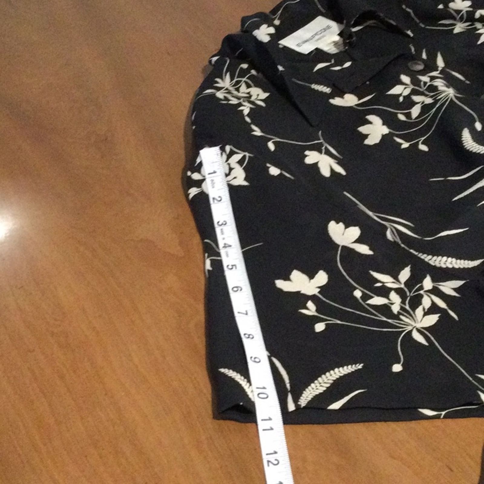 Evan Picone Evan-Picone Floral Button Front Shoulder Pads Top Sz 22W Size 3XL / US 20-22 - 16 Thumbnail