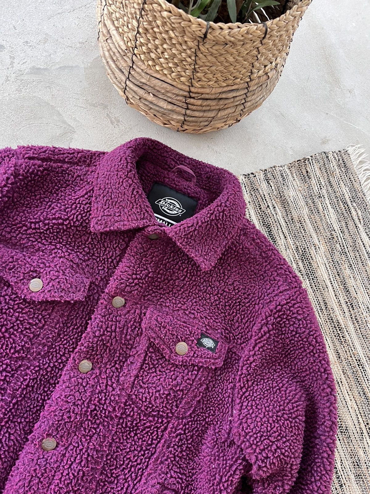 Dickies Vintage Dickies Teddy Sherpa Bomber Jacket Y2K avantgarde Size US S / EU 44-46 / 1 - 5 Thumbnail