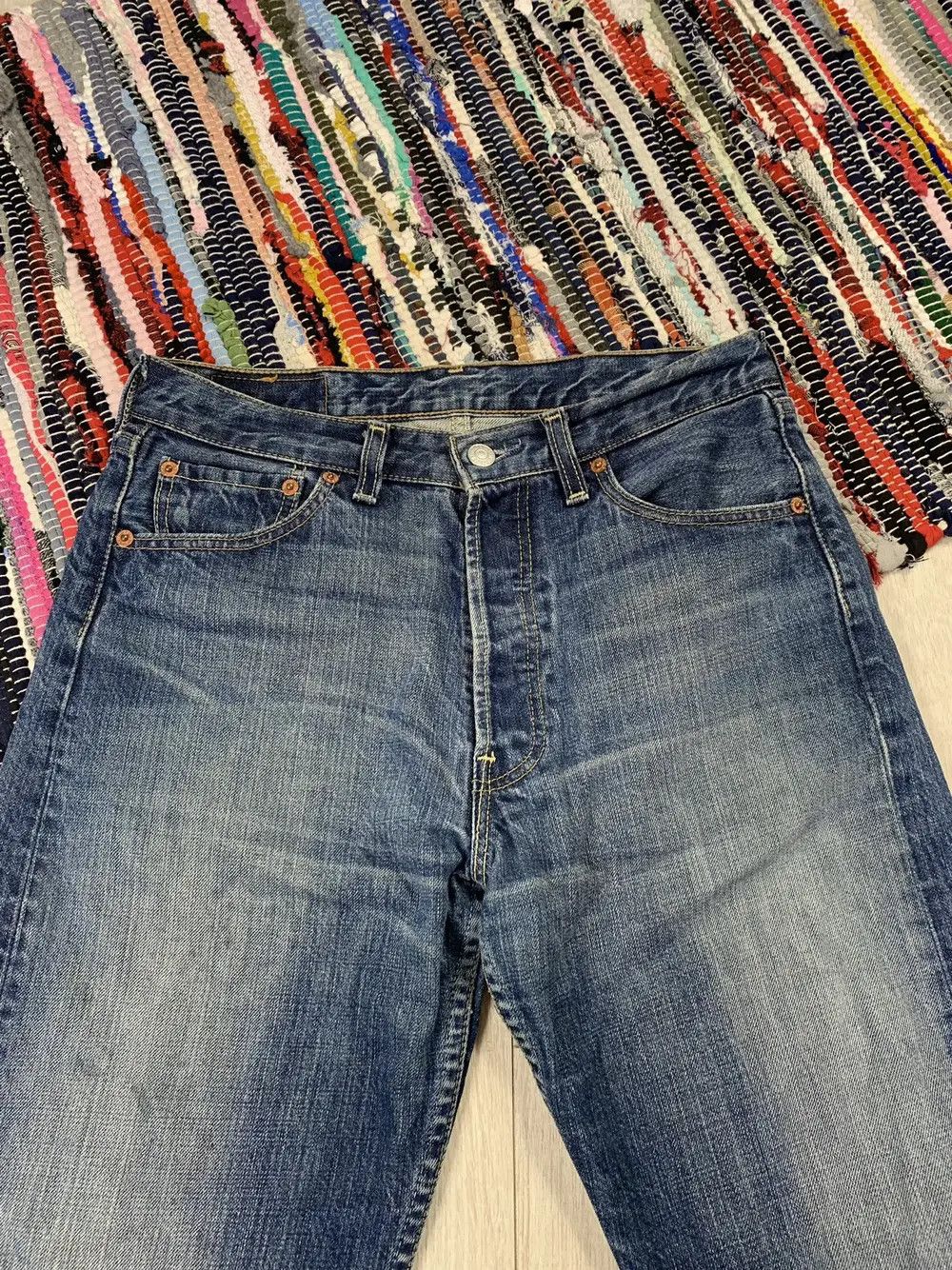 Levi's × Levi's Vintage Clothing × Vintage Vintage Og Blue Levis 501 W29 L34 Denim Pants Jeans Size US 29 - 4 Thumbnail