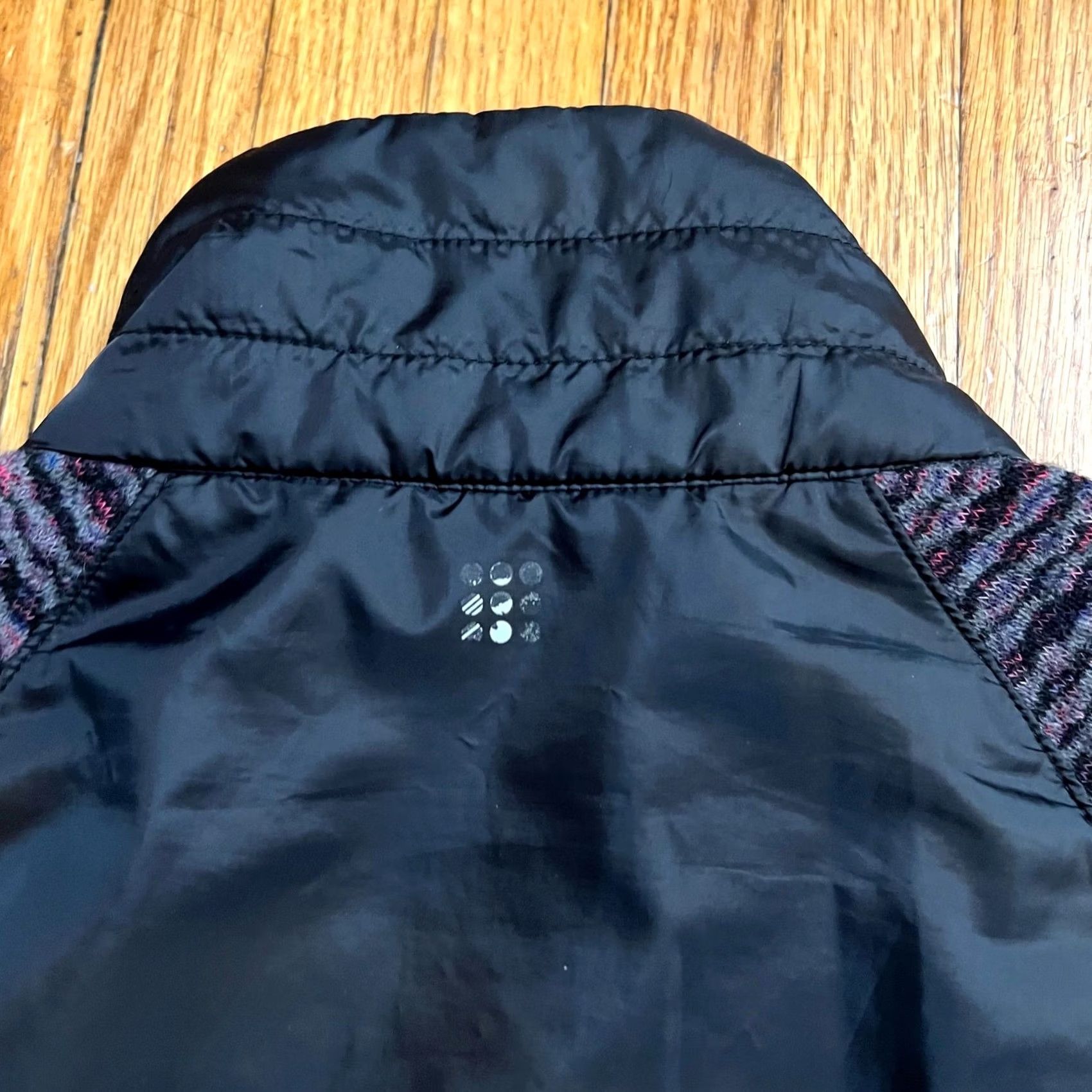 Vintage Title Nine Jacket Womens Small Black Wool Puffer Long Sleeve Purple Blend Trail Womens Size S / US 4 / IT 40 - 4 Thumbnail