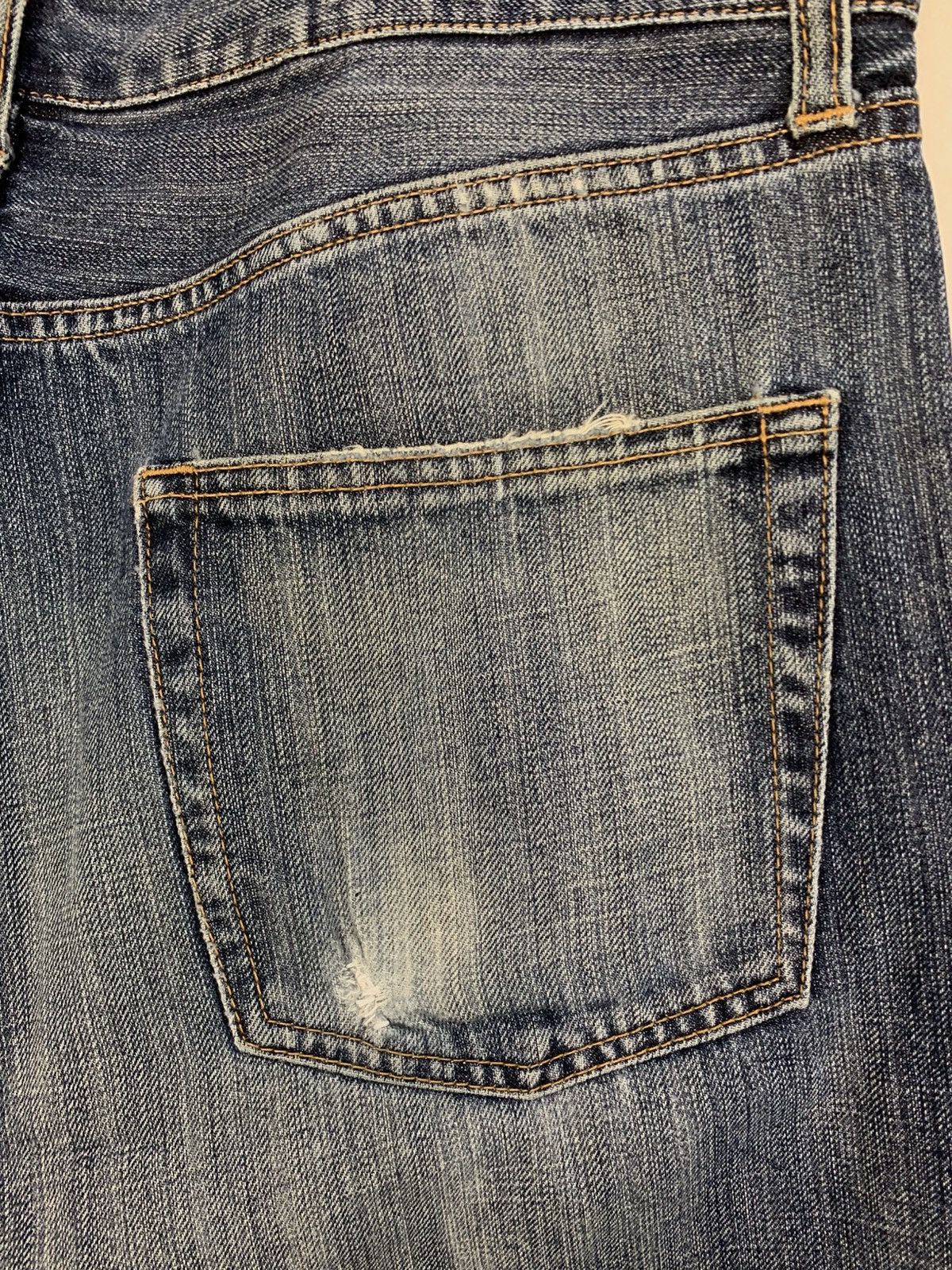 Japanese Brand Dragon Art Denim Jeans Pant Straight Leg Zipper Pocket Size US 35 - 4 Thumbnail
