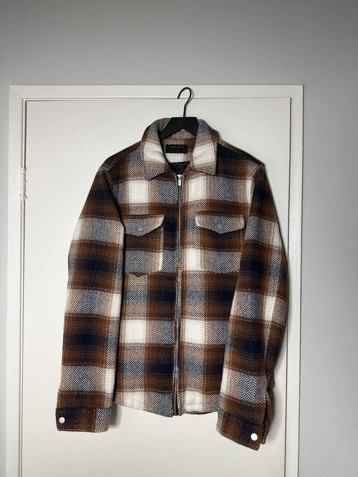 Richie Le Collection Richie le collection flannel overshirt Size US L / EU 52-54 / 3 - 1 Thumbnail